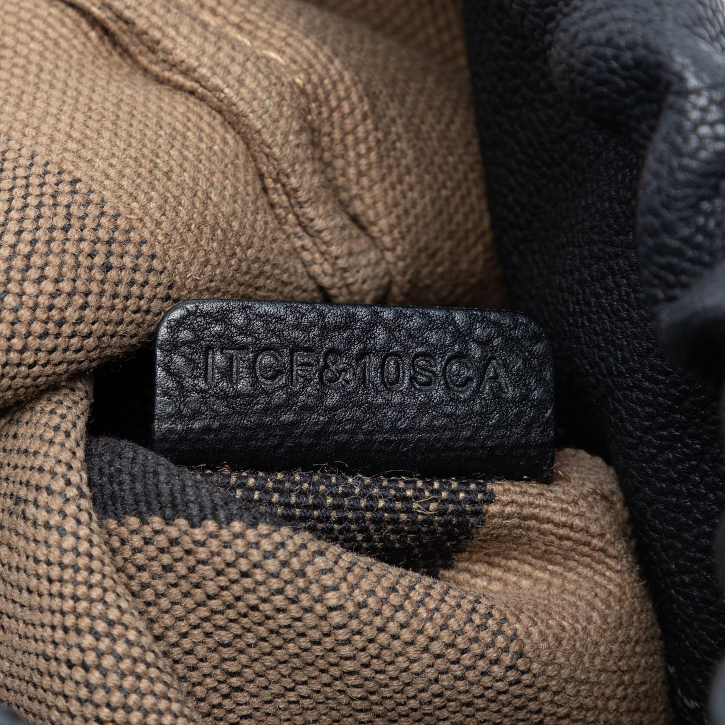 Burberry Mega Check Canvas Drawstring Backpack