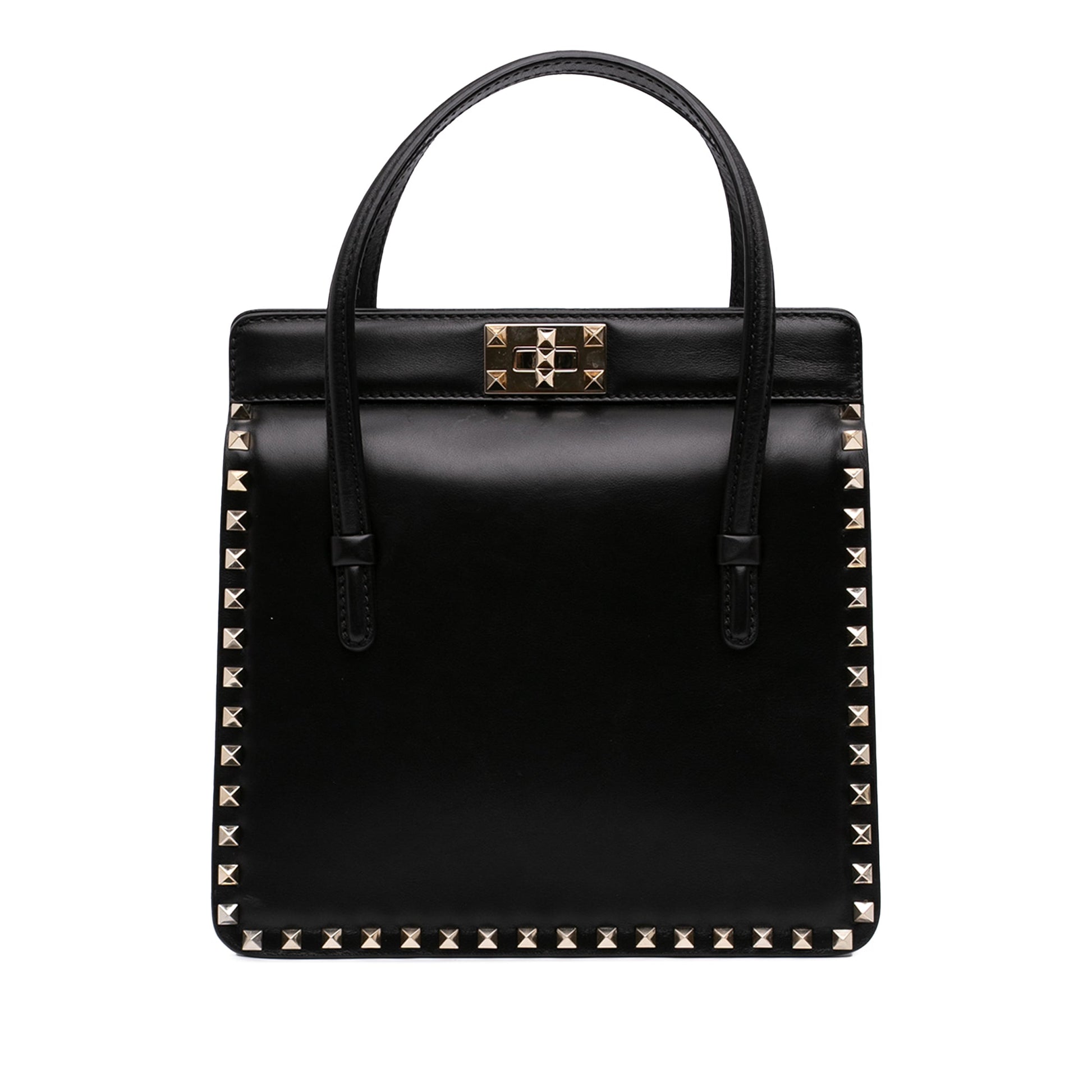 Valentino Leather Rockstud Handbag