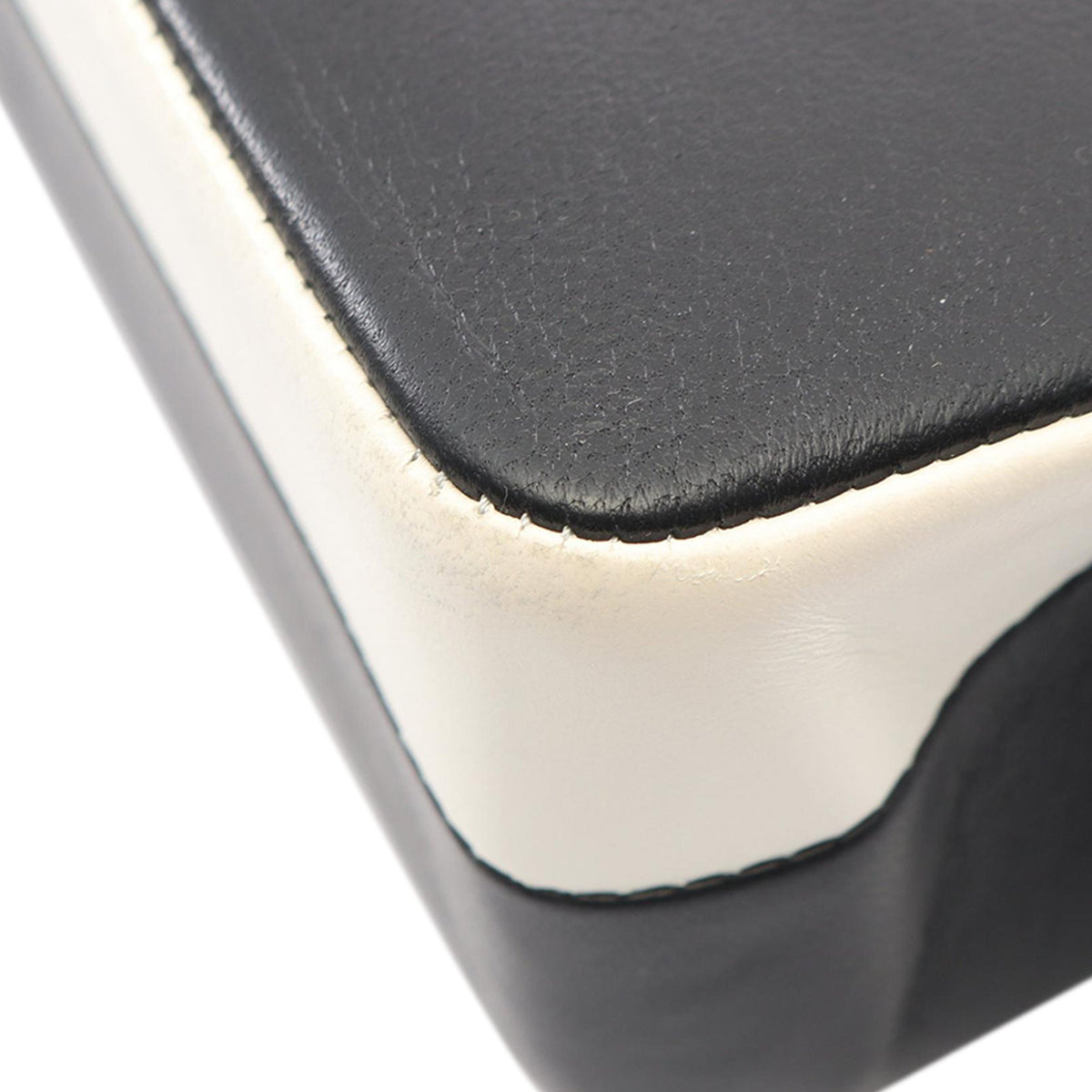 Chanel Medium Classic Bicolor Lambskin Geometric Colorblock Double Flap