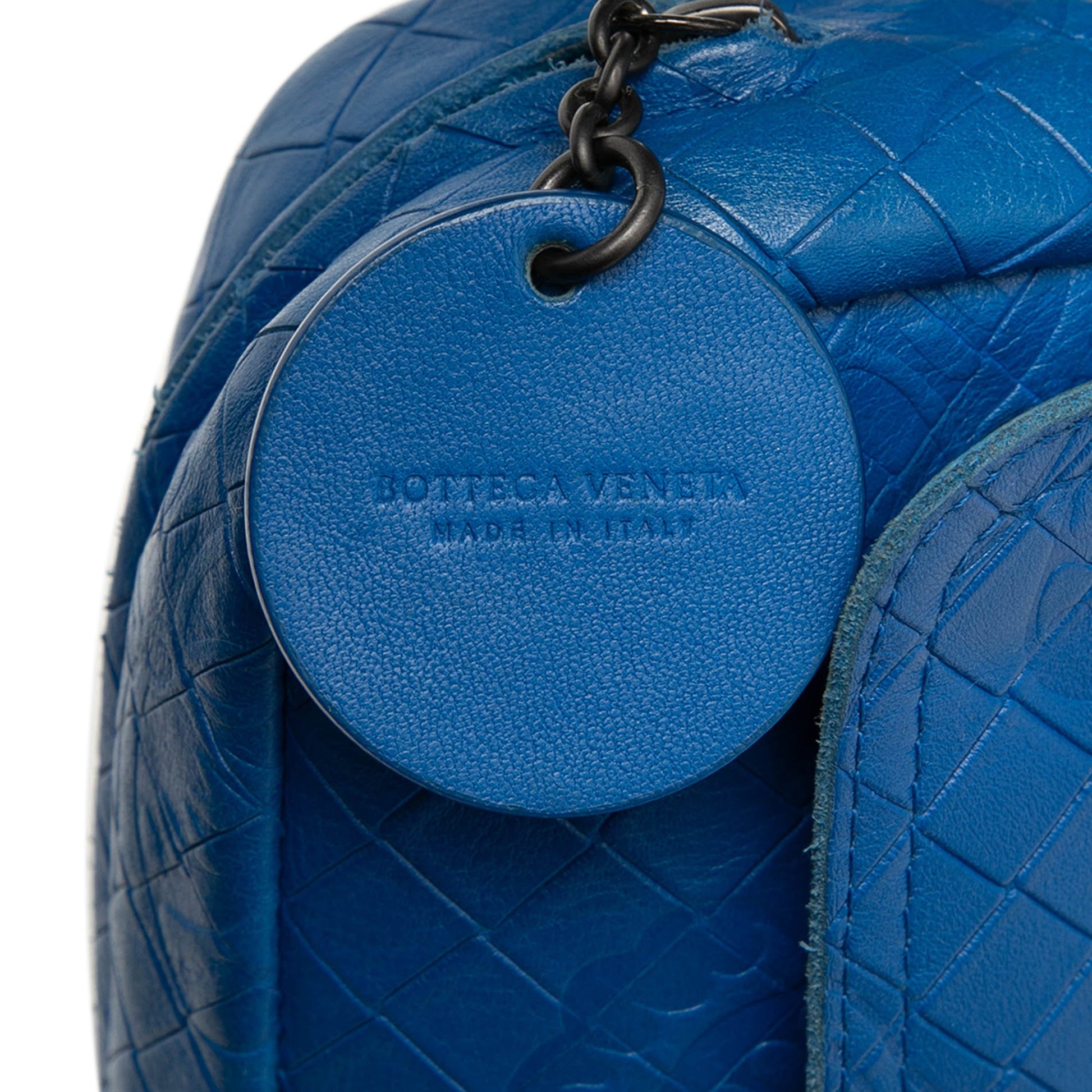 Bottega Veneta Small Calfskin Intrecciomirage Embossed Butterfly Chain Crossbody