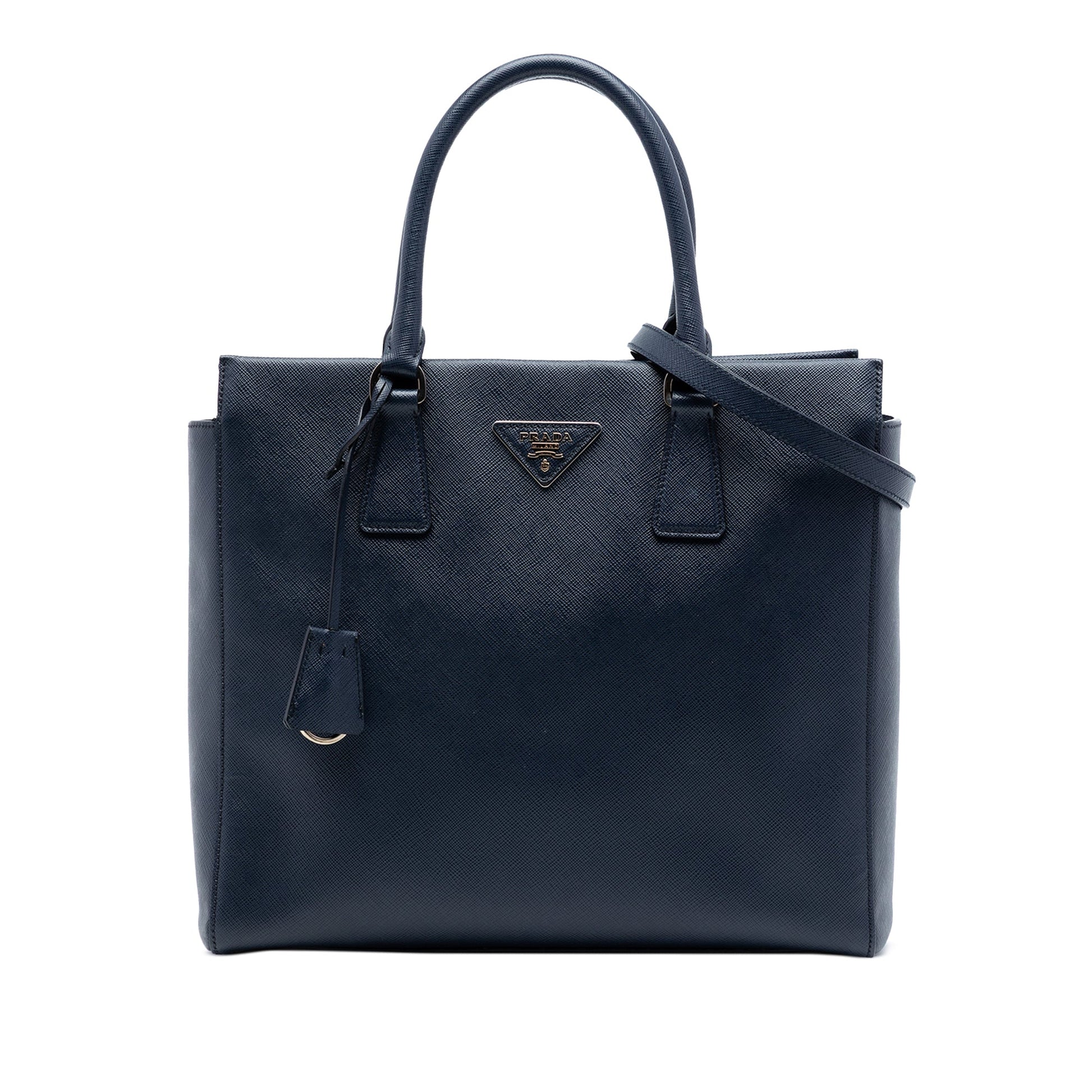 Prada Saffiano Lux Open Convertible Tote