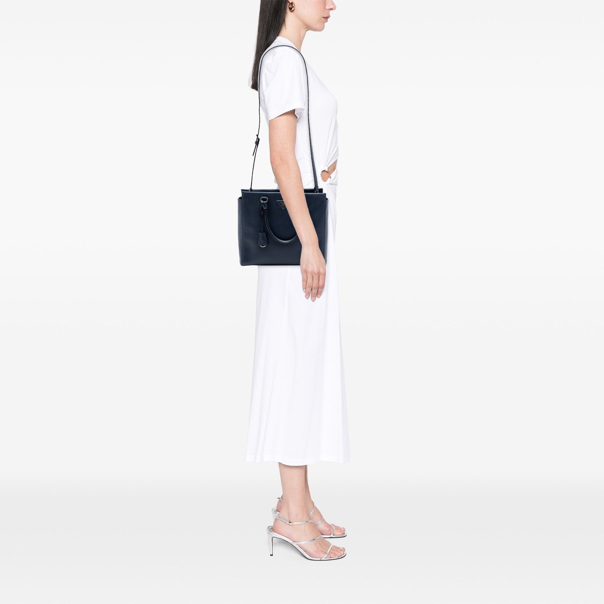 Prada Saffiano Lux Open Convertible Tote