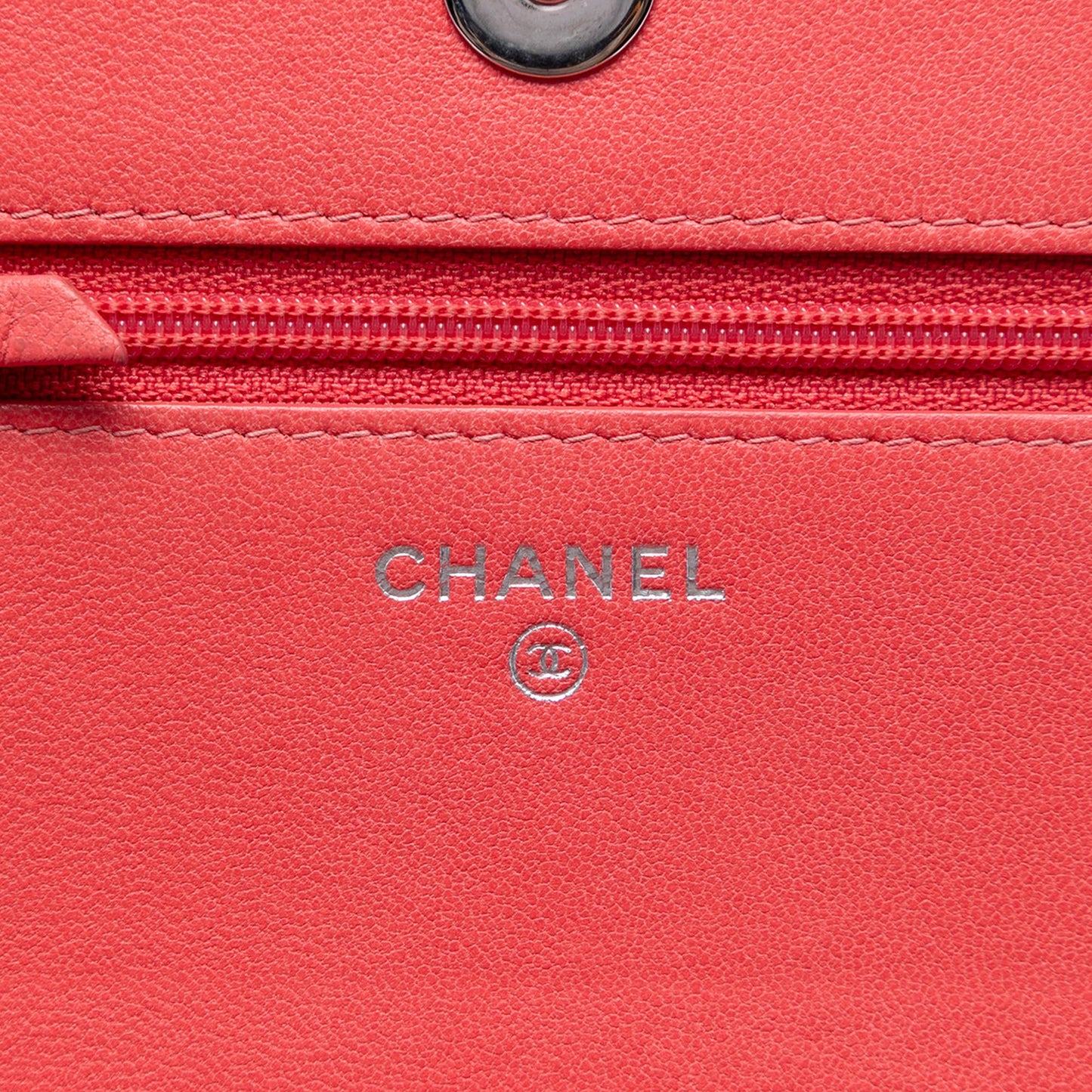 Chanel Quilted Lambskin Color Pop CC Wallet on Chain