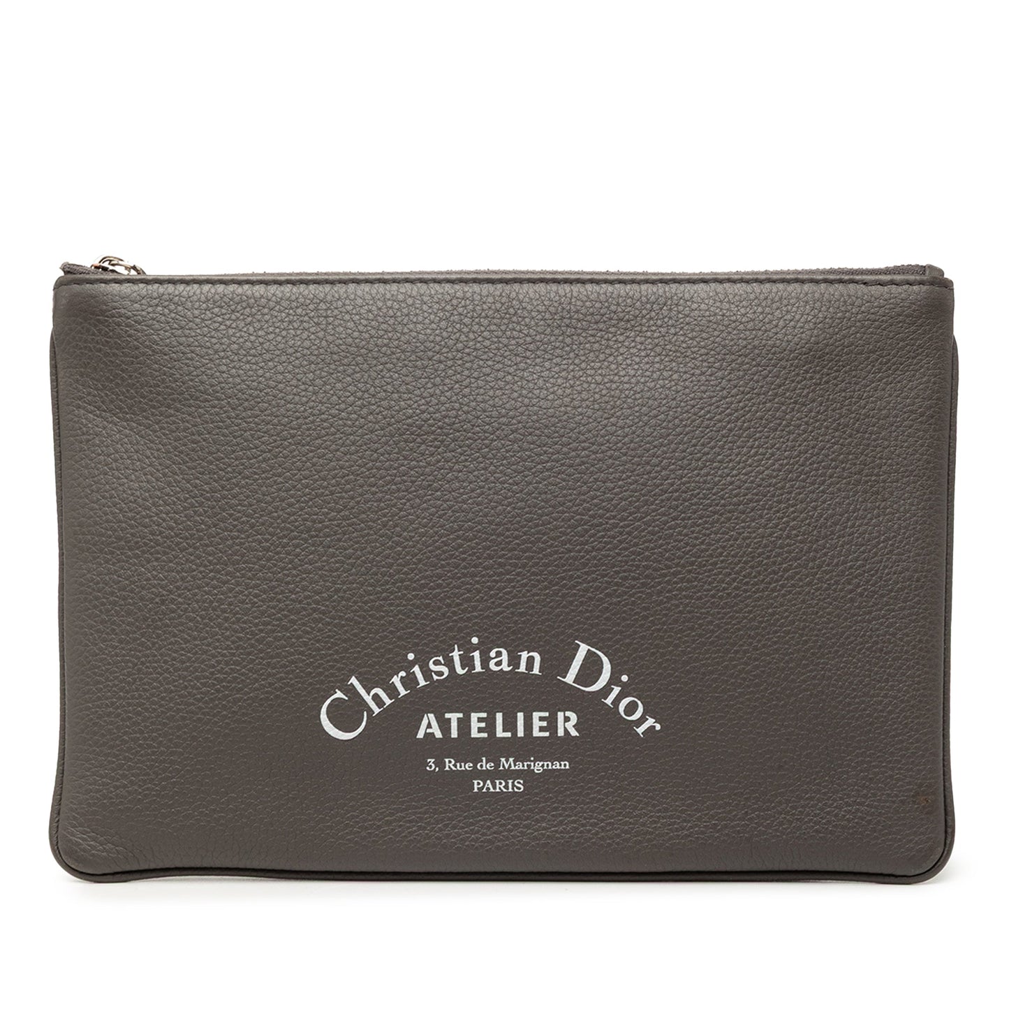 Dior Grained Calfskin Atelier Clutch
