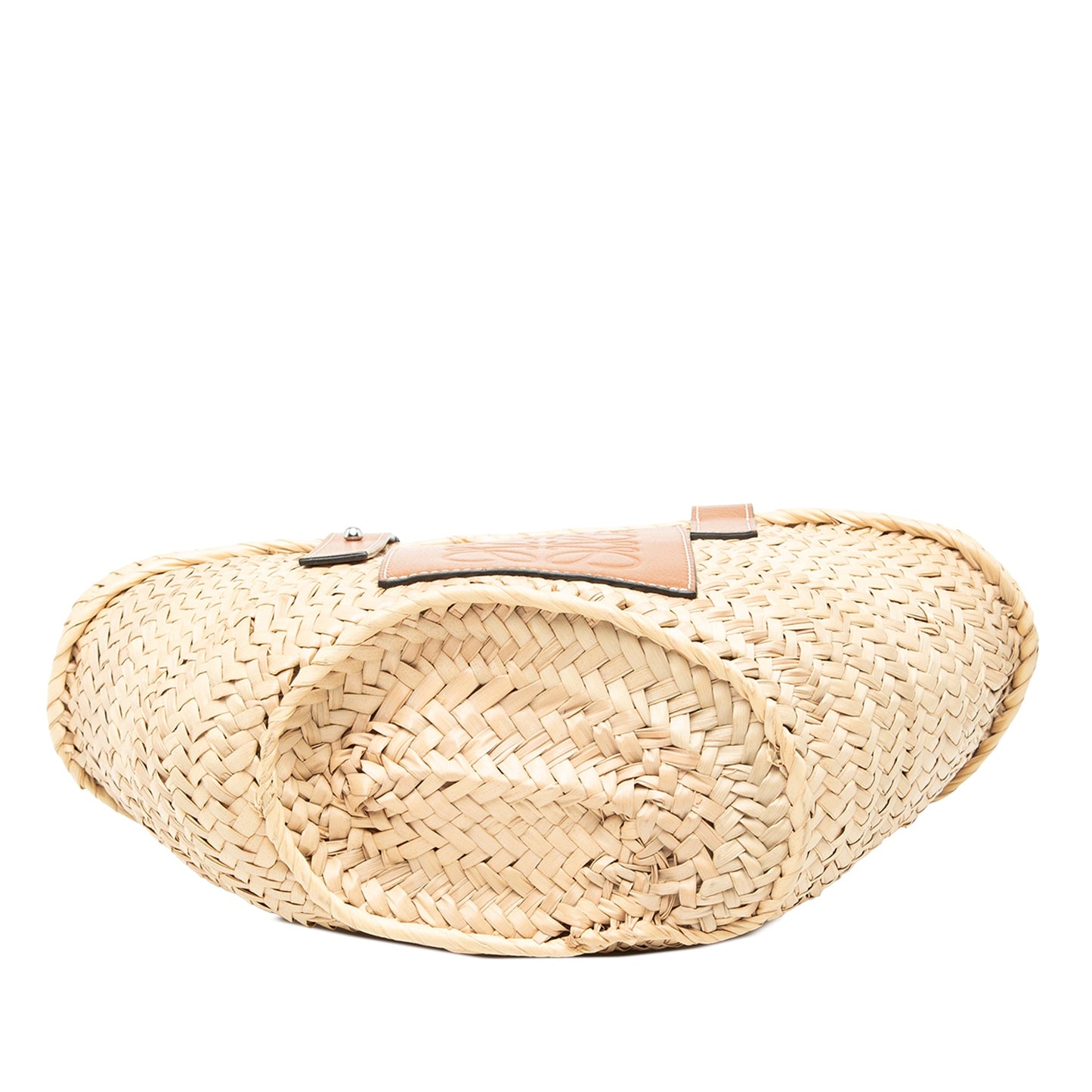 LOEWE Small Raffia Anagram Basket Bag