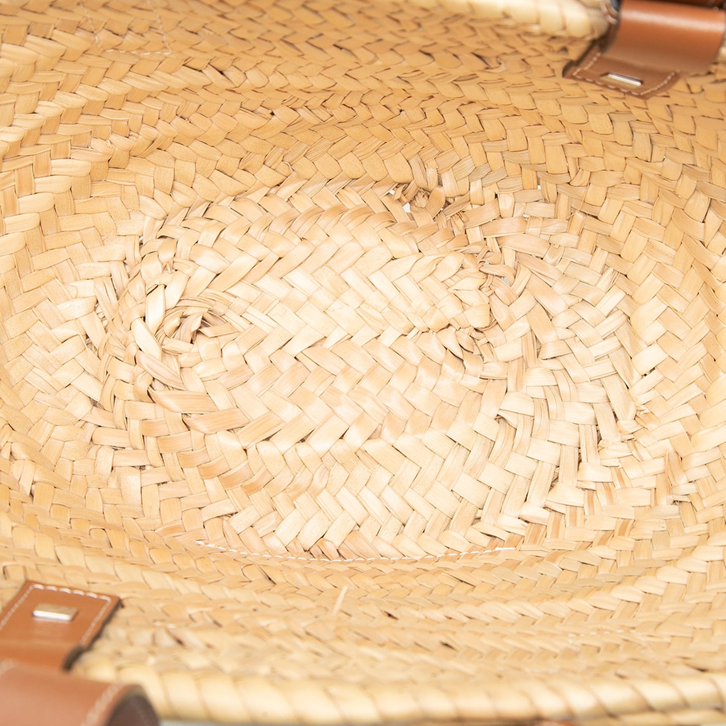 LOEWE Small Raffia Anagram Basket Bag