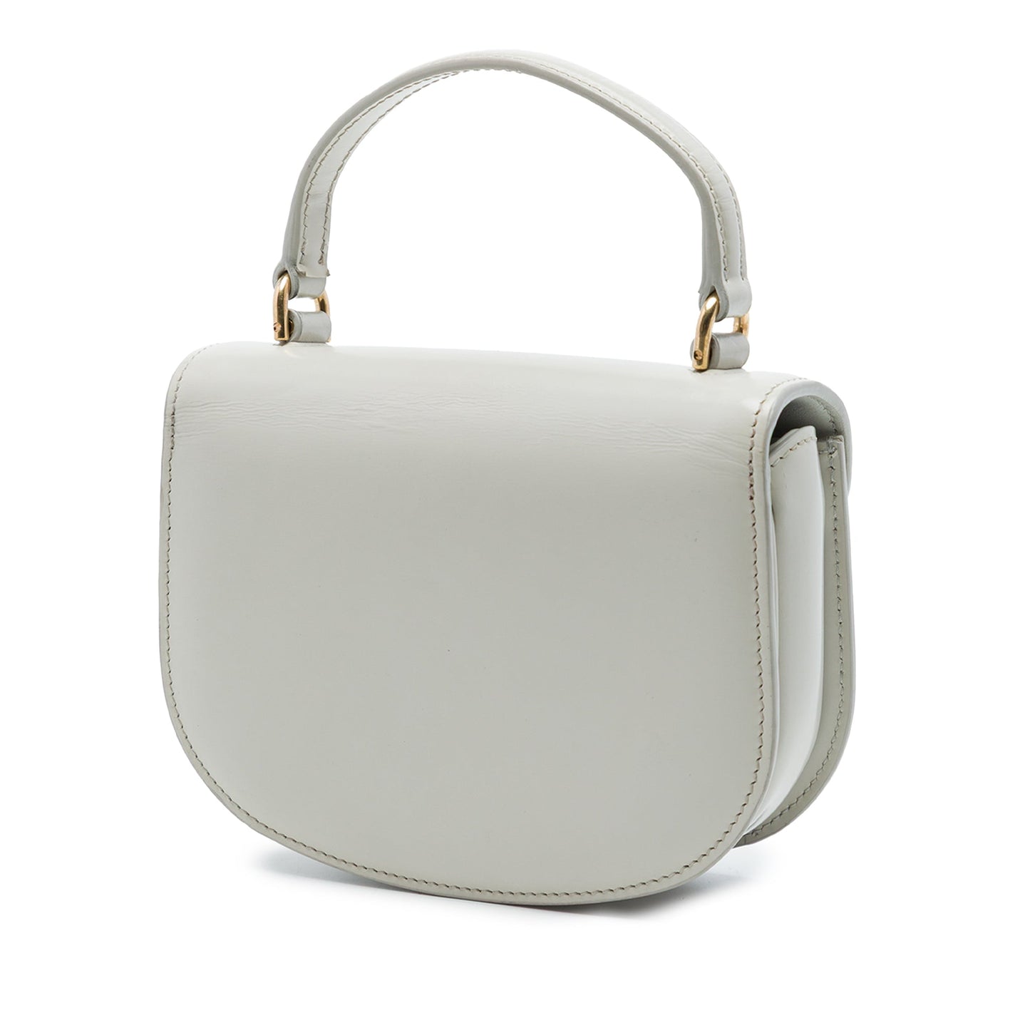 Celine Mini Shiny Calfskin Besace Clea Satchel