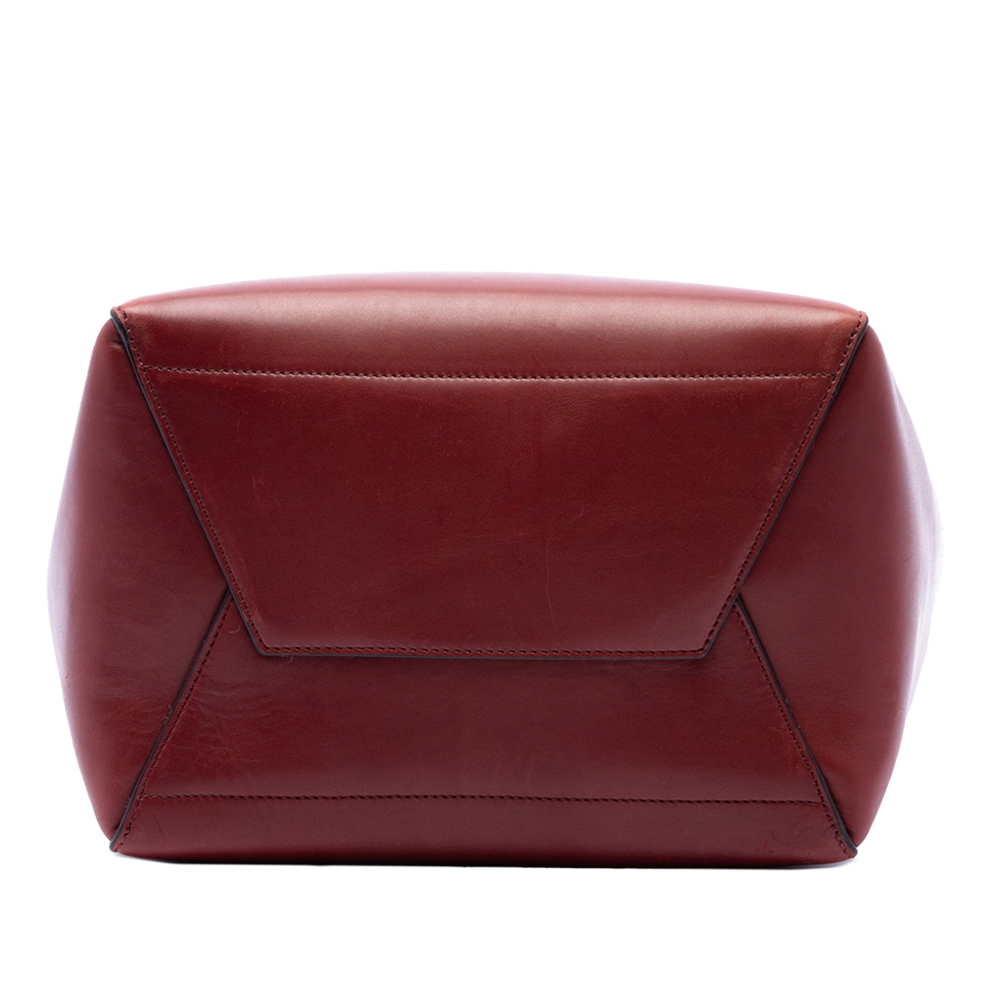 Celine Medium Leather Seau Sangle Bucket Bag