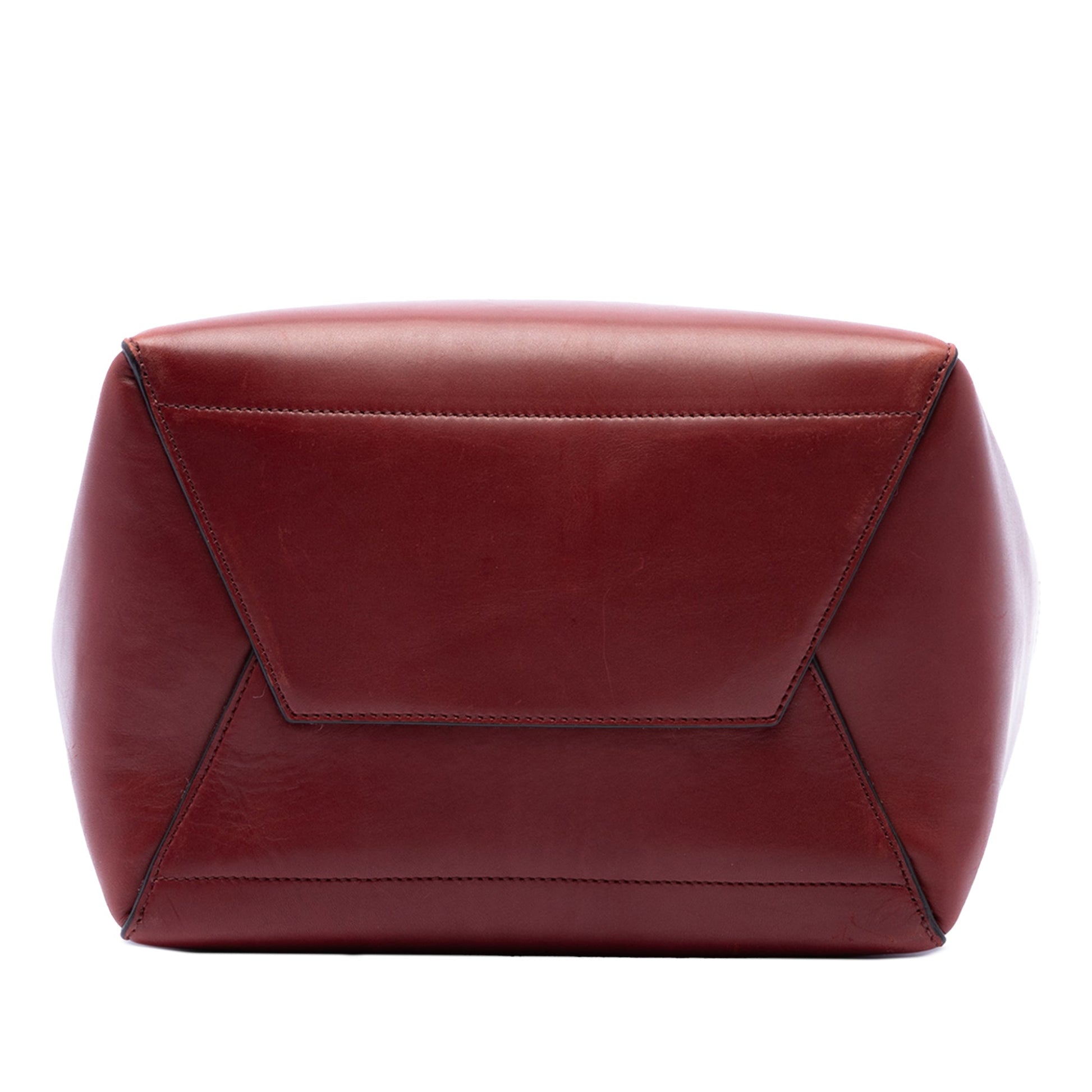 Celine Medium Leather Seau Sangle Bucket Bag