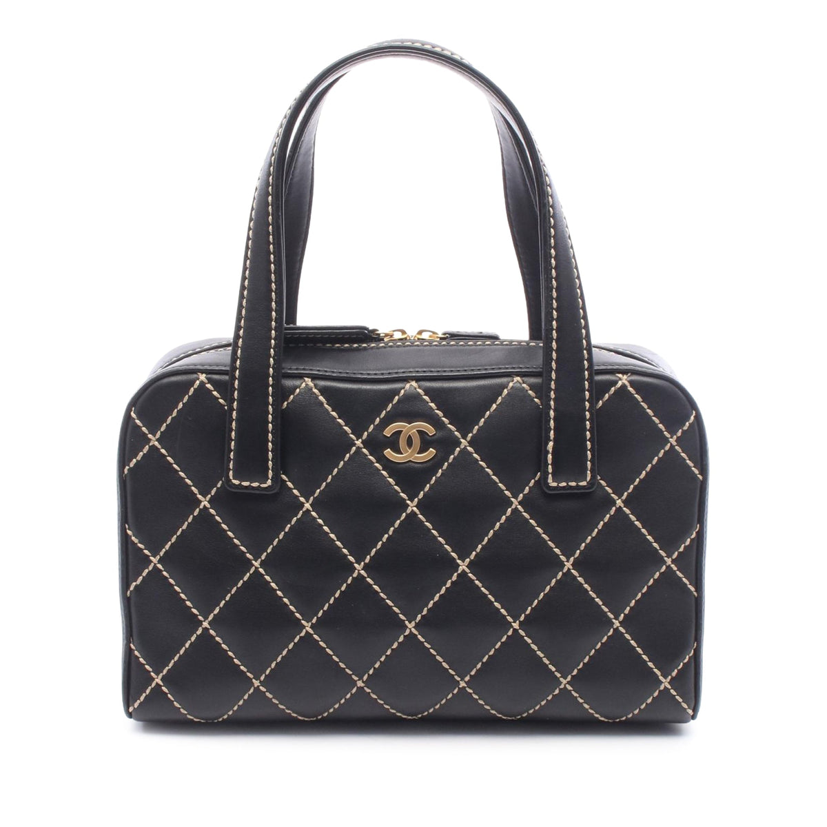 Chanel Small Calfskin Wild Stitch Handbag