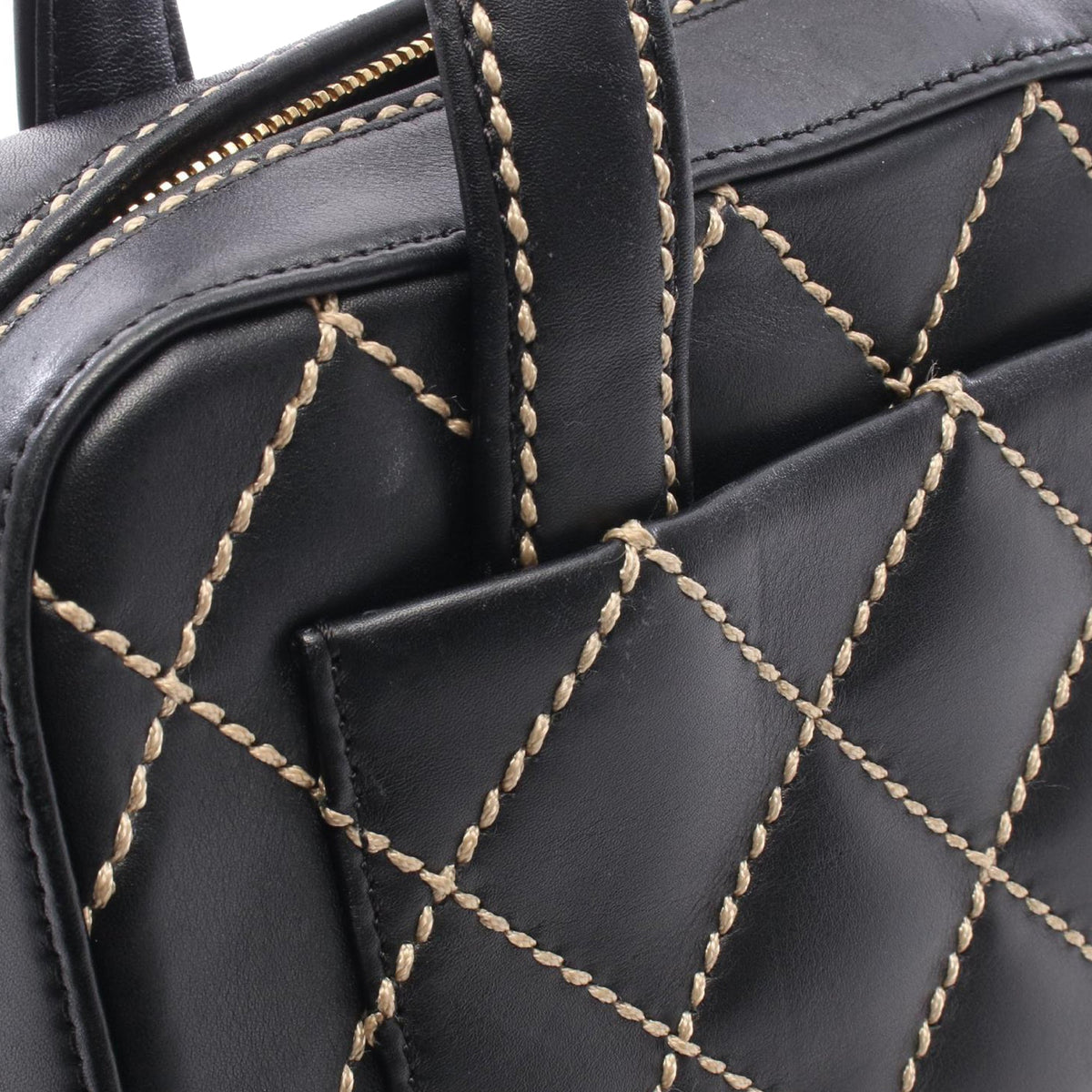 Chanel Small Calfskin Wild Stitch Handbag