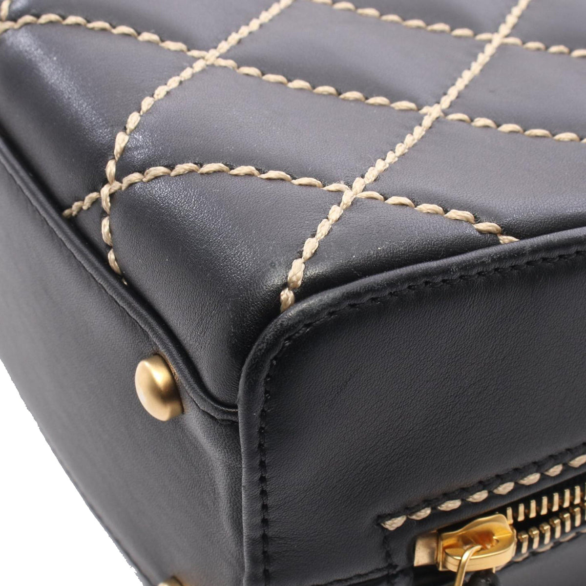 Chanel Small Calfskin Wild Stitch Handbag