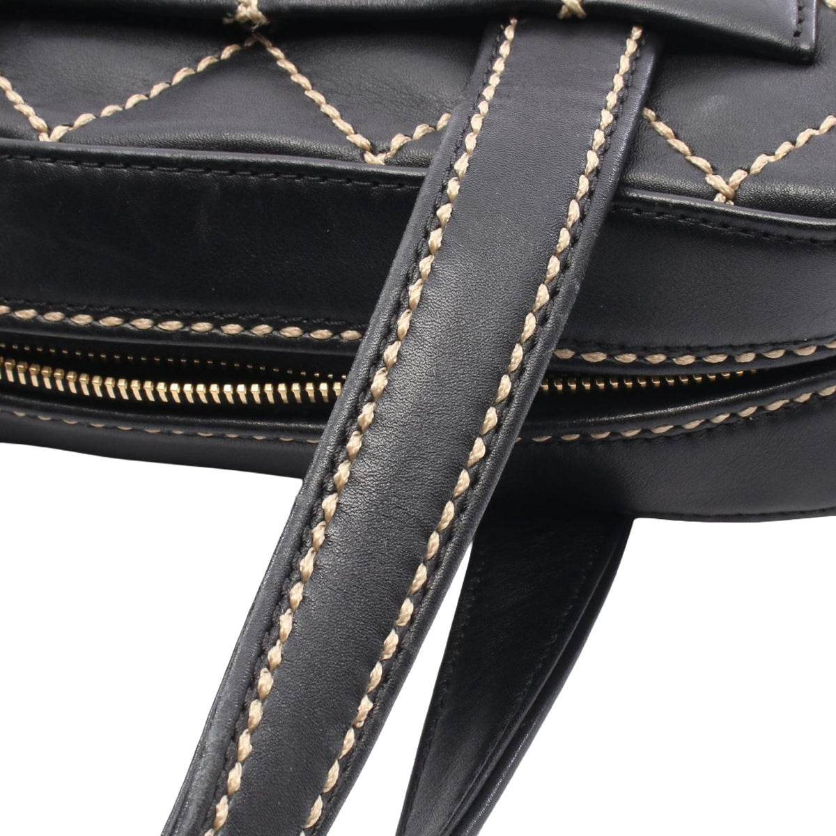 Chanel Small Calfskin Wild Stitch Handbag