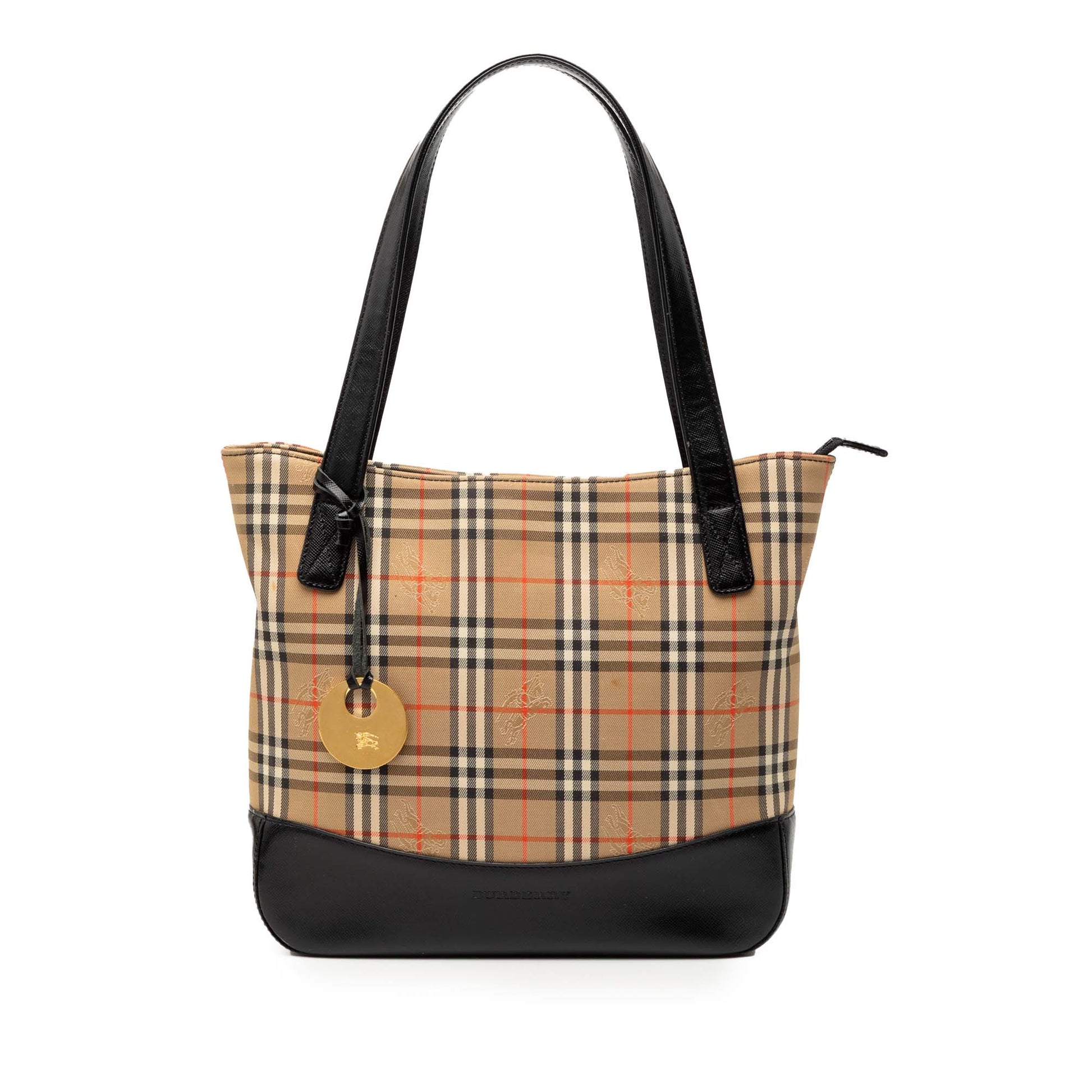 Burberry Haymarket Check Canvas Tote