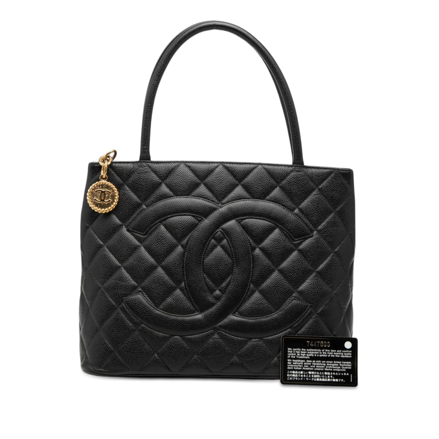 Chanel Caviar Medallion Tote