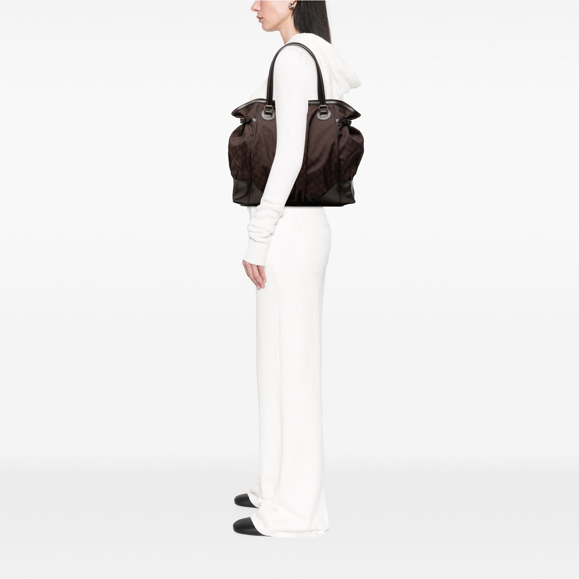 GG Nylon Full Moon Tote