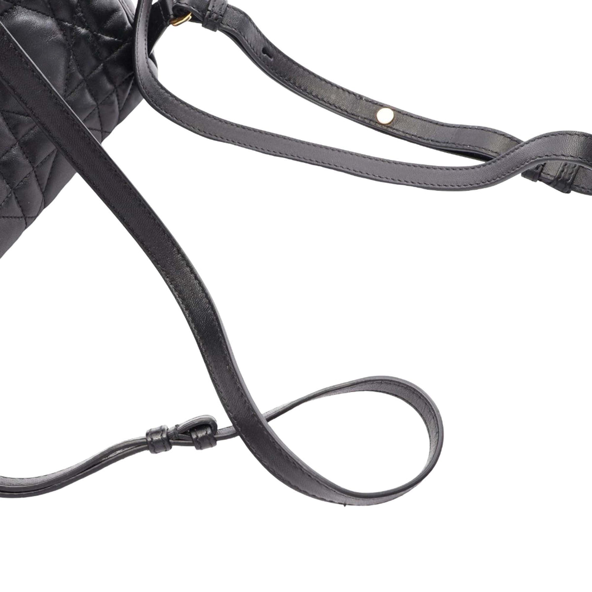 Dior Small Lambskin Macrocannage Caro Backpack