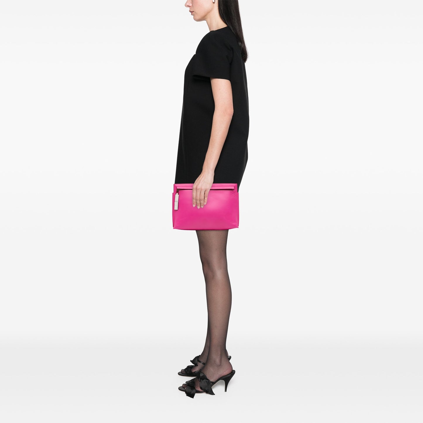 LOEWE Bicolor Leather Anagram T Pouch
