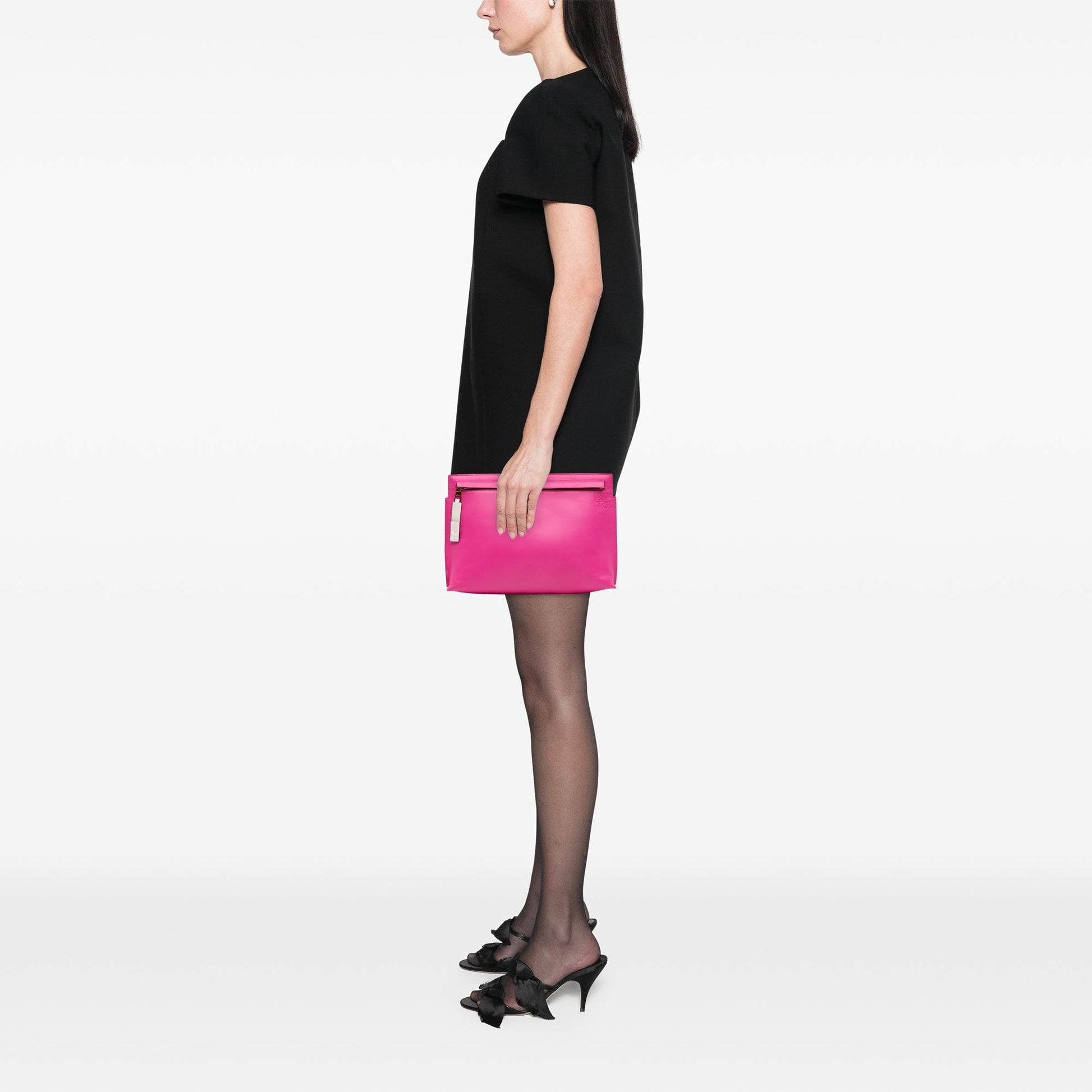 LOEWE Bicolor Leather Anagram T Pouch