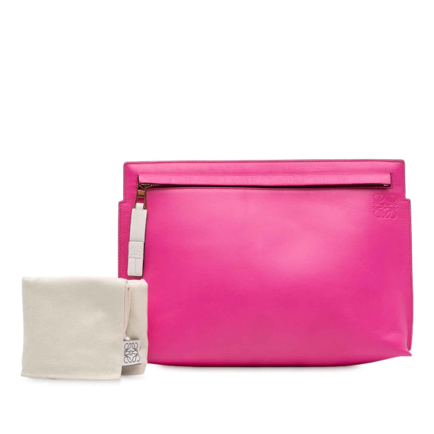 LOEWE Bicolor Leather Anagram T Pouch