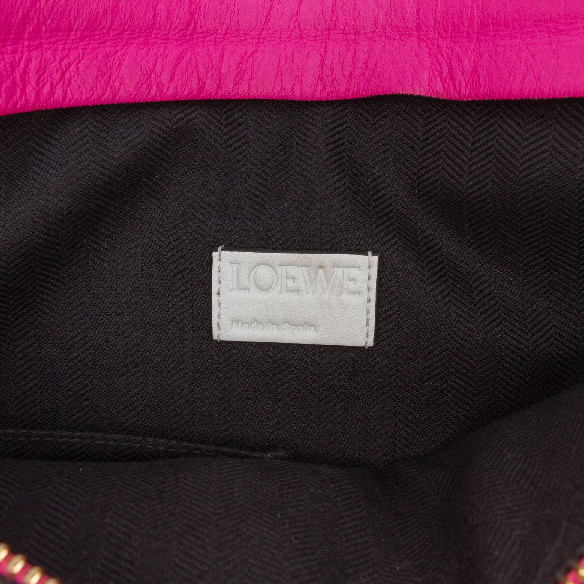 LOEWE Bicolor Leather Anagram T Pouch