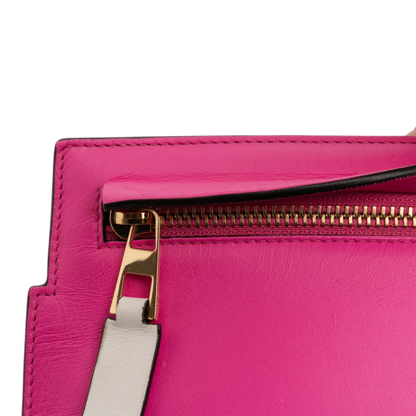 LOEWE Bicolor Leather Anagram T Pouch