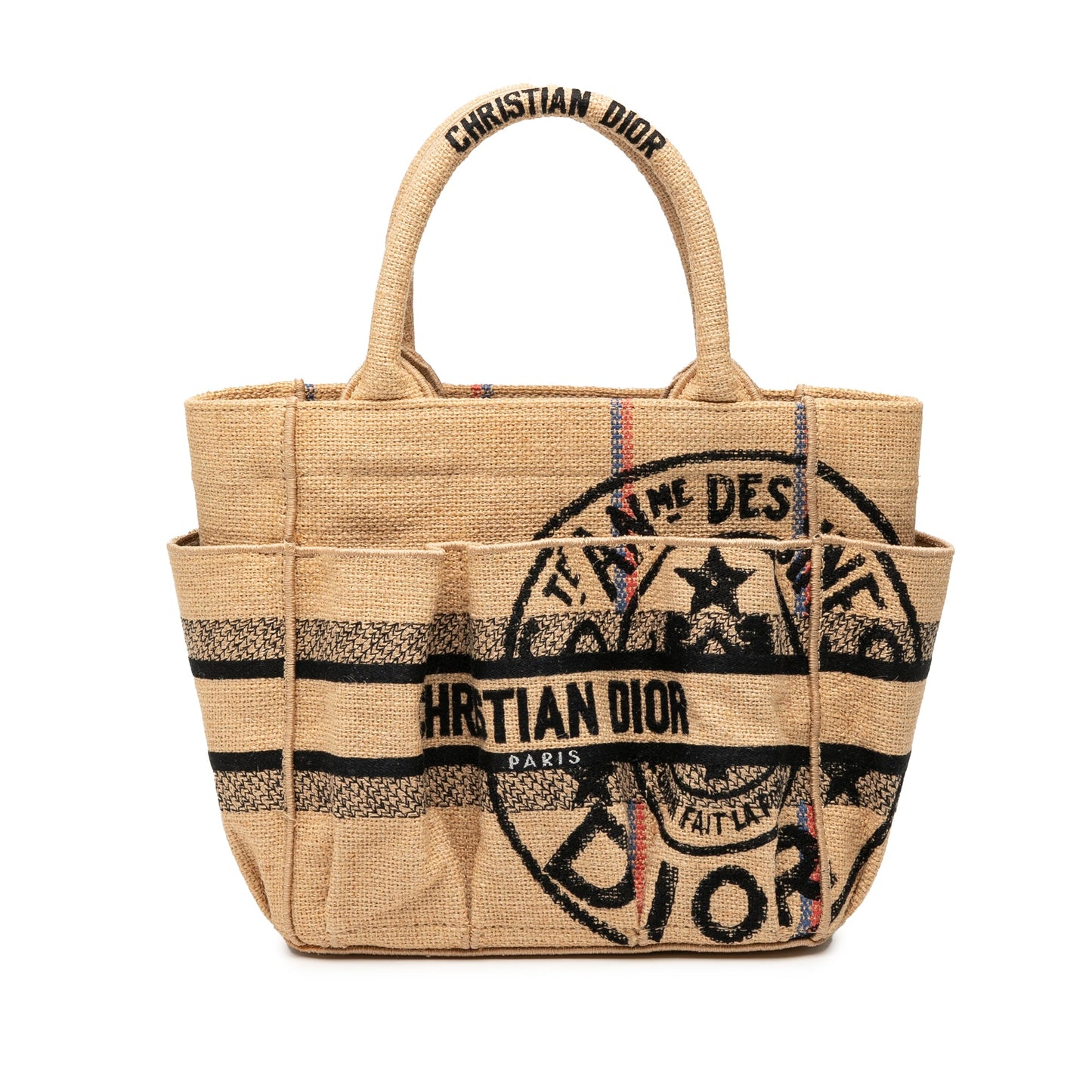 Dior Small Jute Catherine Tote
