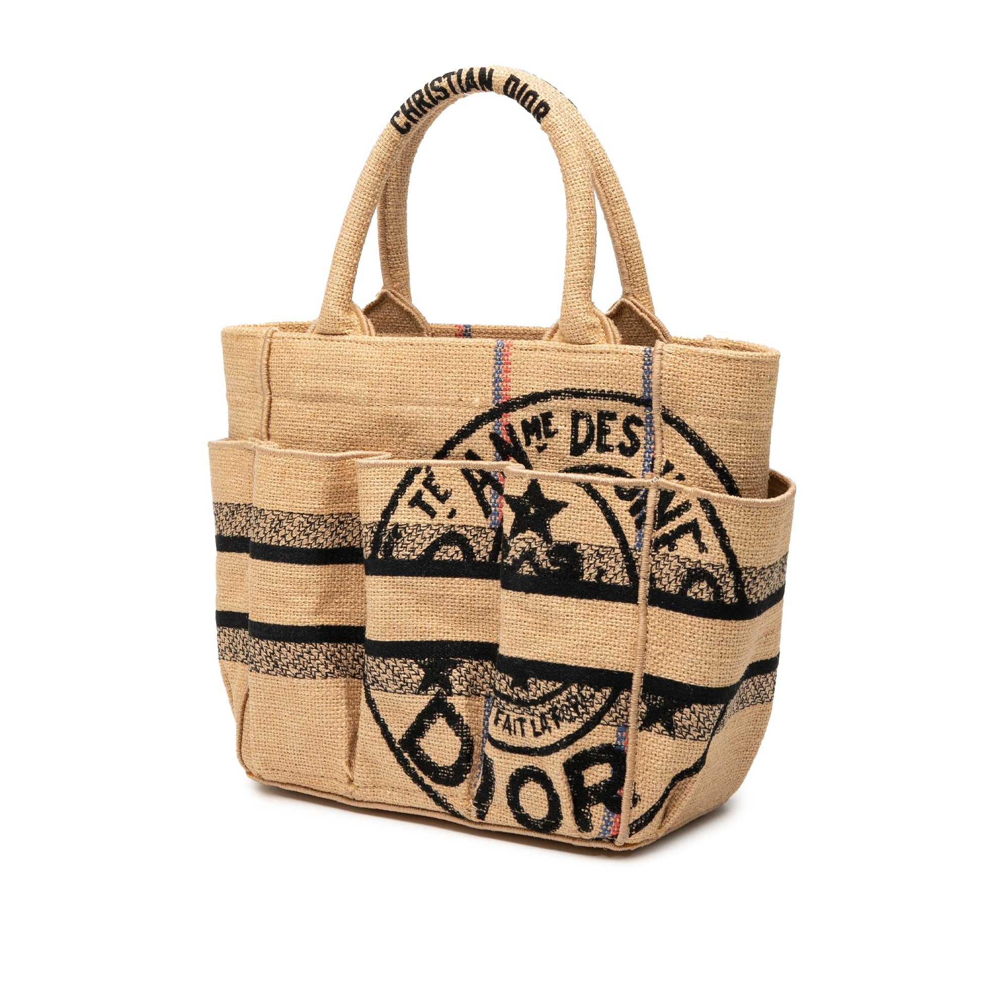 Dior Small Jute Catherine Tote