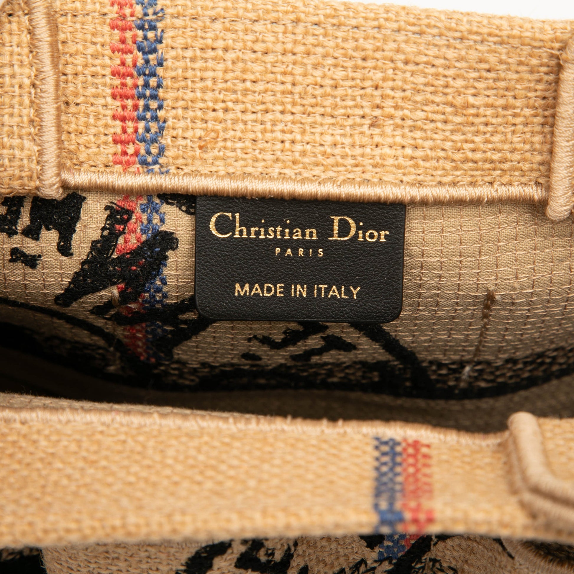 Dior Small Jute Catherine Tote