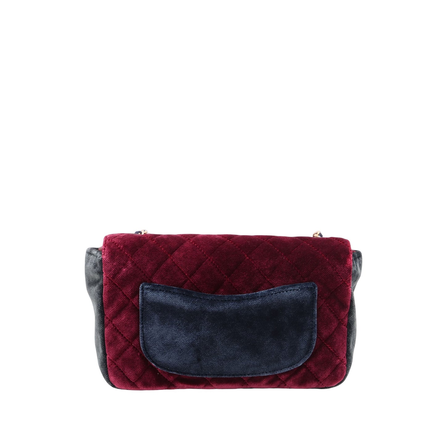 Chanel Paris Cosmopolite Small Tricolor Quilted Velvet Private Affair Camellia Flap