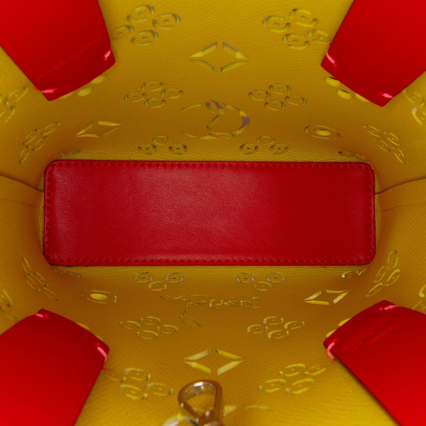 Christian Louboutin Mini Perforated Calfskin Loubinthesky North South Cabata Satchel
