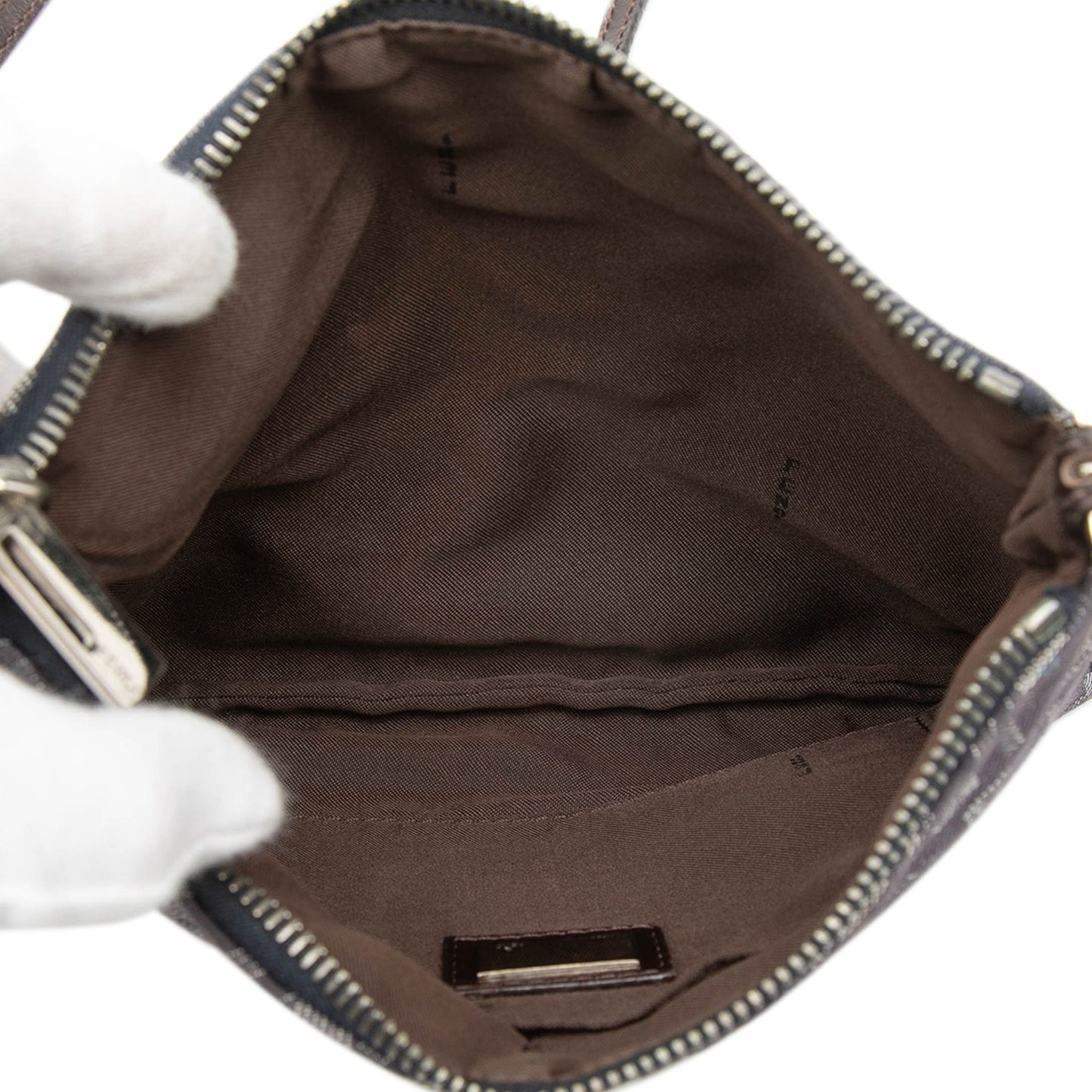 Fendi Zucchino Denim Crossbody