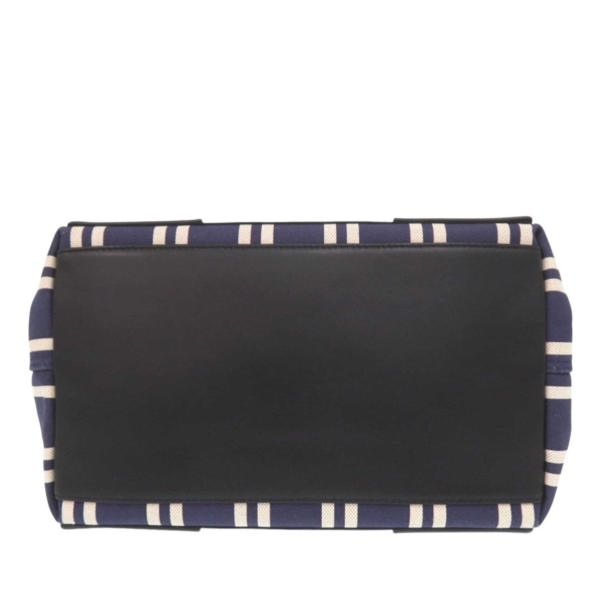 Balenciaga Canvas Striped Navy Cabas S