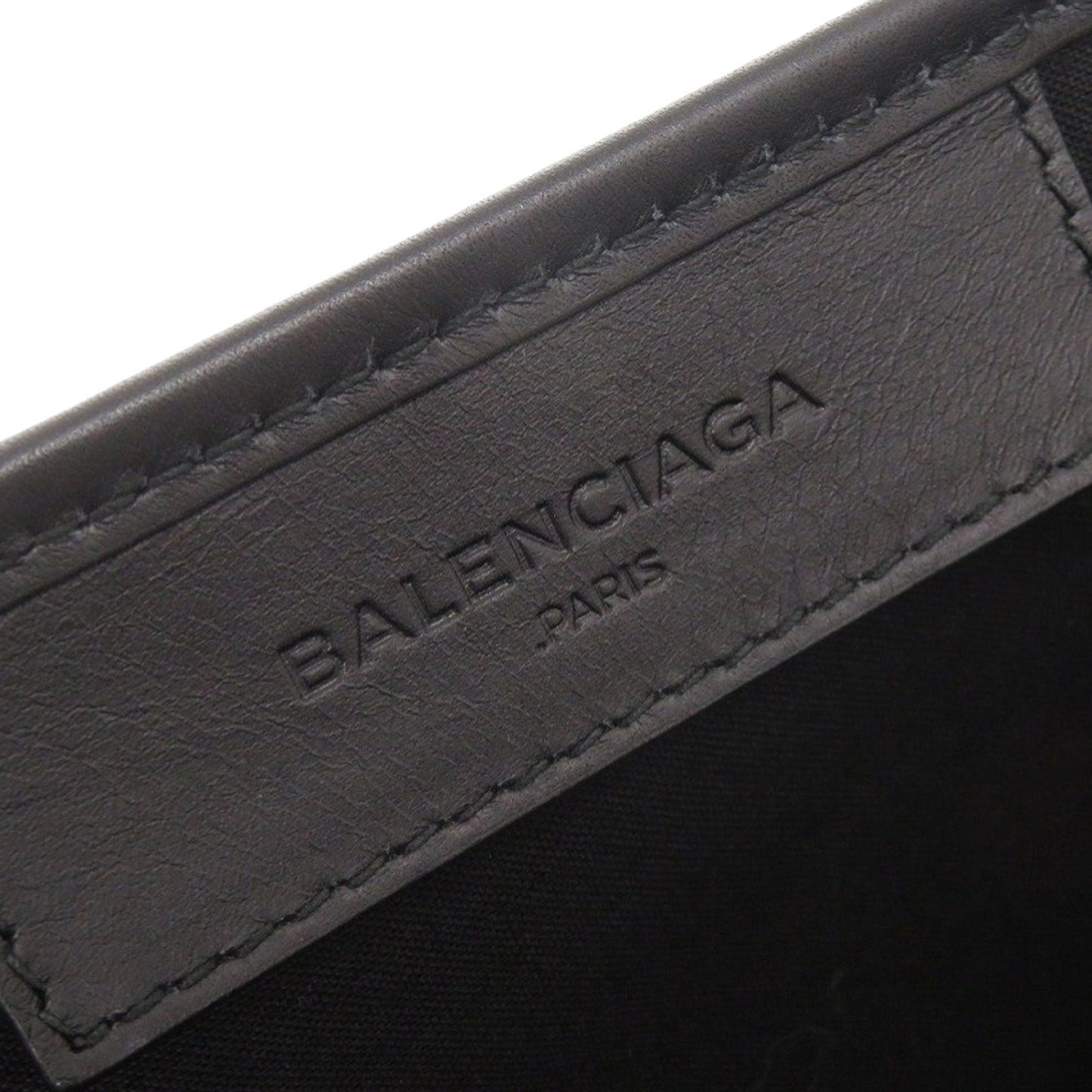 Balenciaga Canvas Striped Navy Cabas S