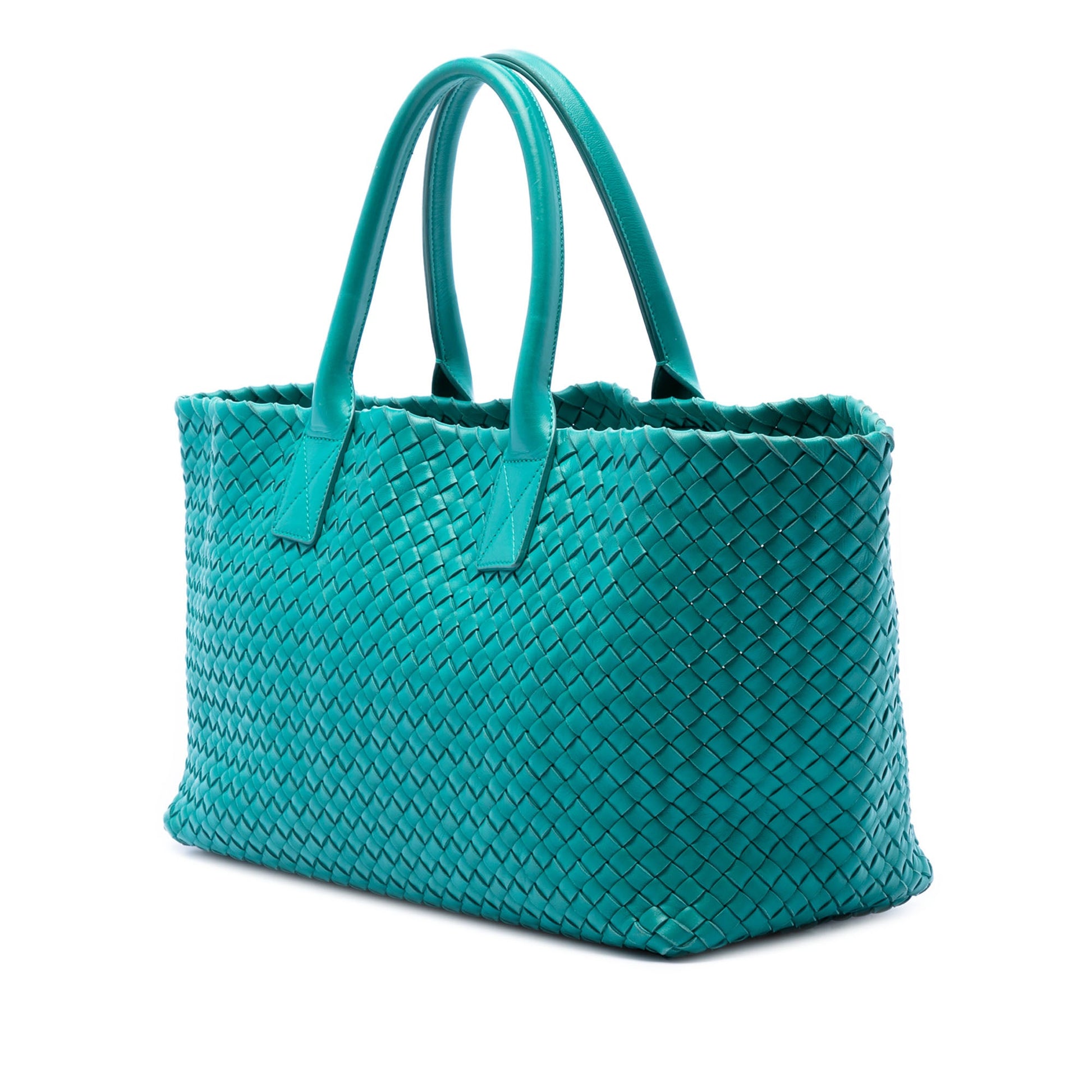 Bottega Veneta Medium Nappa Intrecciato Cabat Tote