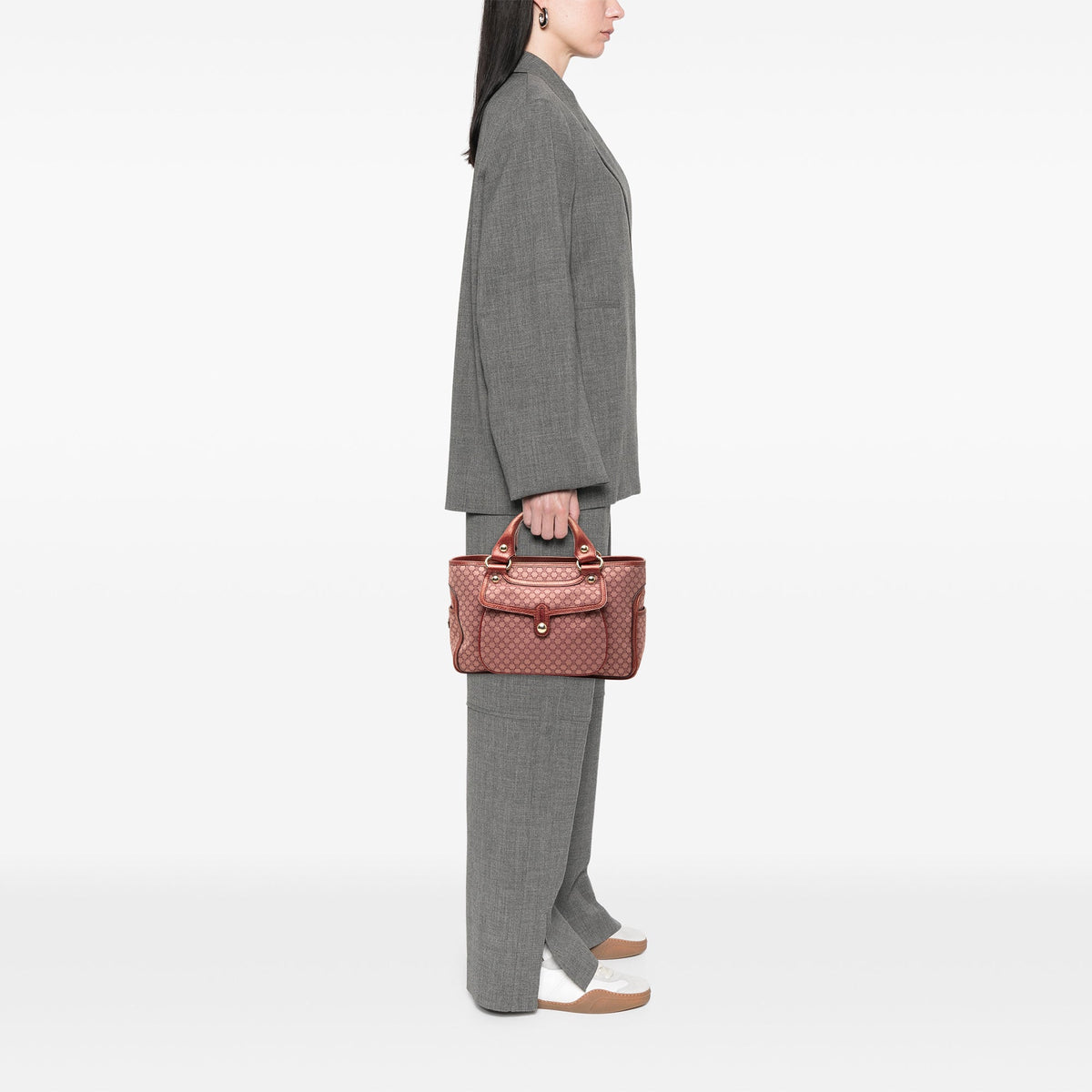 Celine Macadam Canvas Boogie Handbag