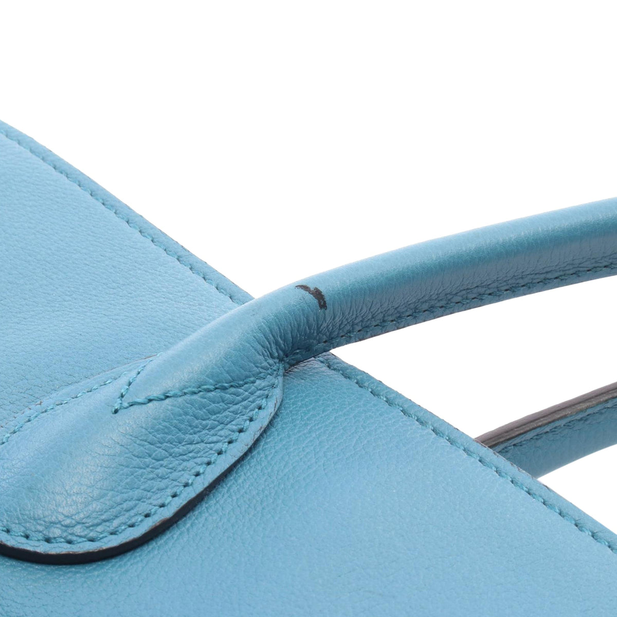 Gucci Large Calfskin Logo Convertible Satchel — Blue