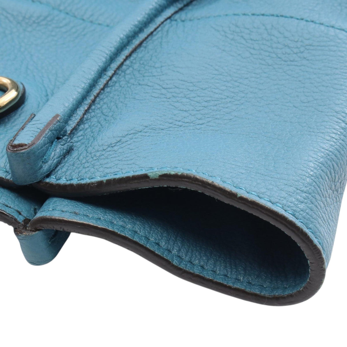 Gucci Large Calfskin Logo Convertible Satchel — Blue