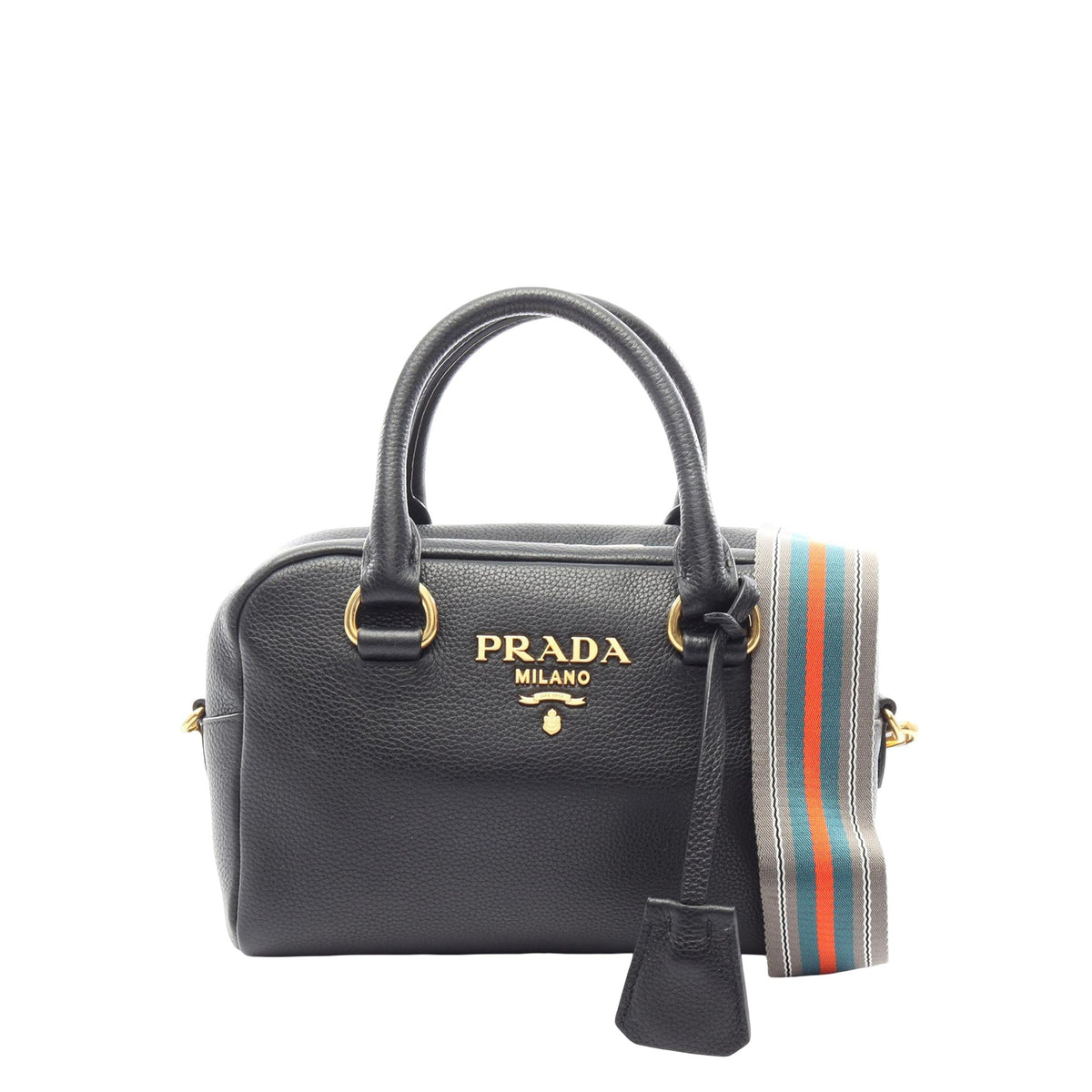 Prada Mini Vitello Phenix Bauletto Satchel
