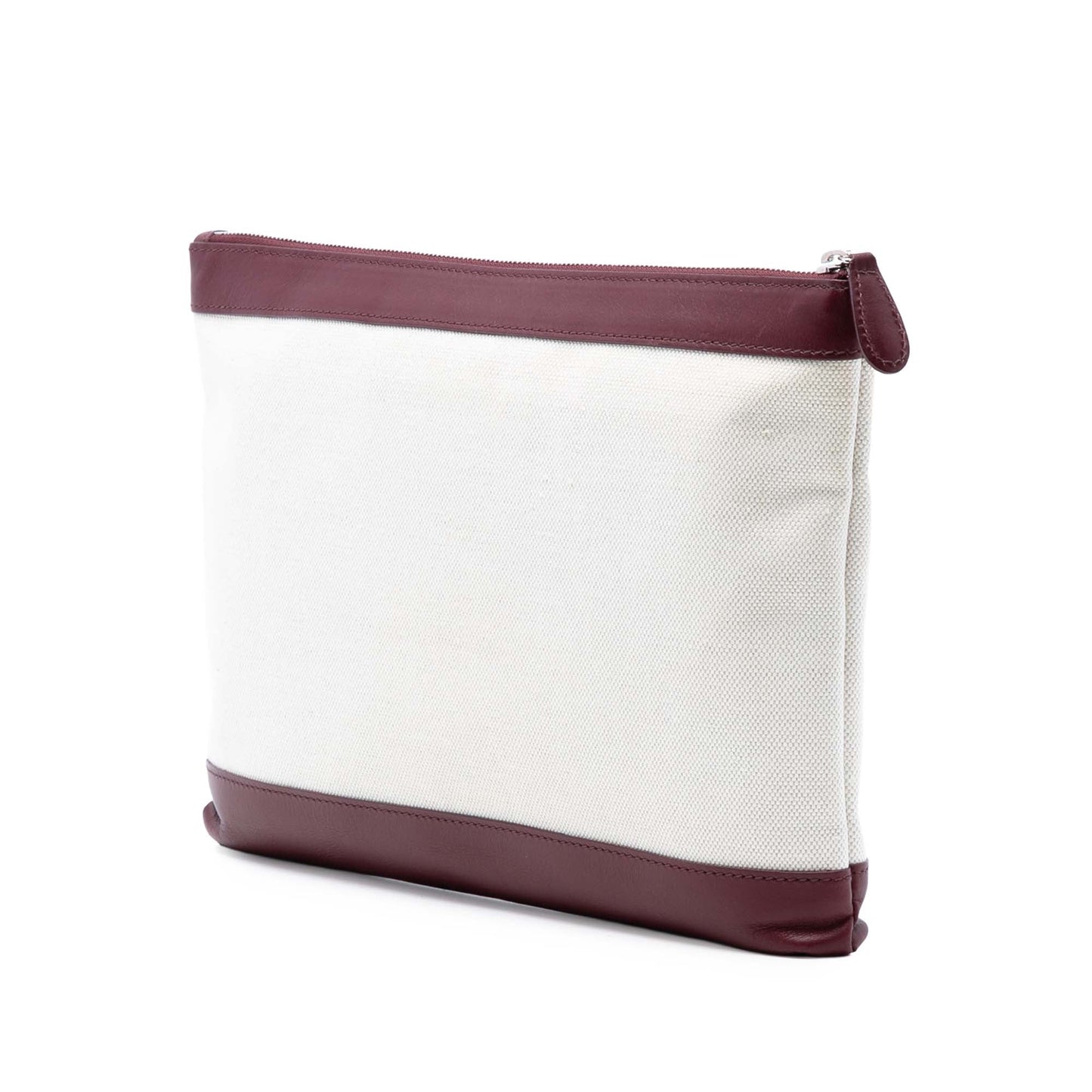 Balenciaga M Canvas Navy Clip Clutch