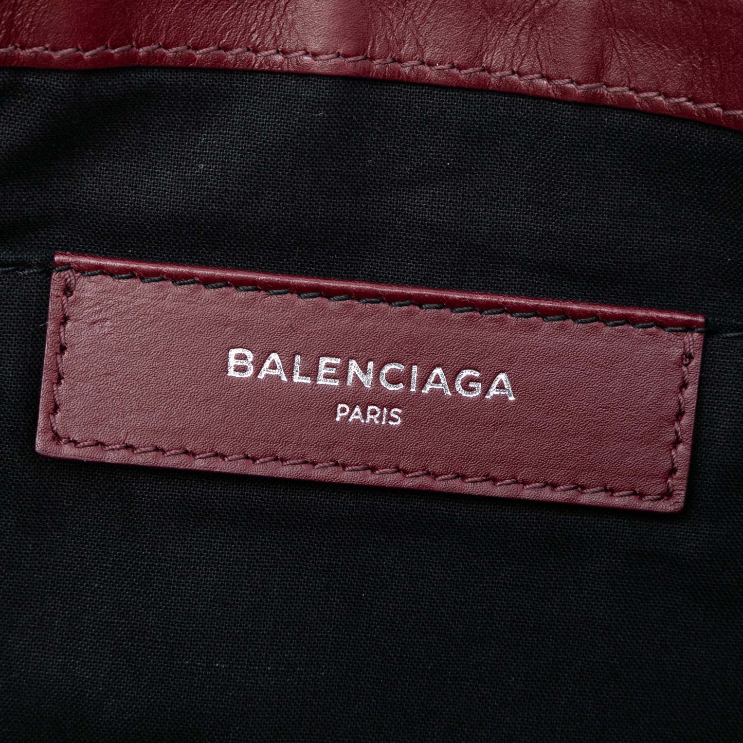 Balenciaga M Canvas Navy Clip Clutch