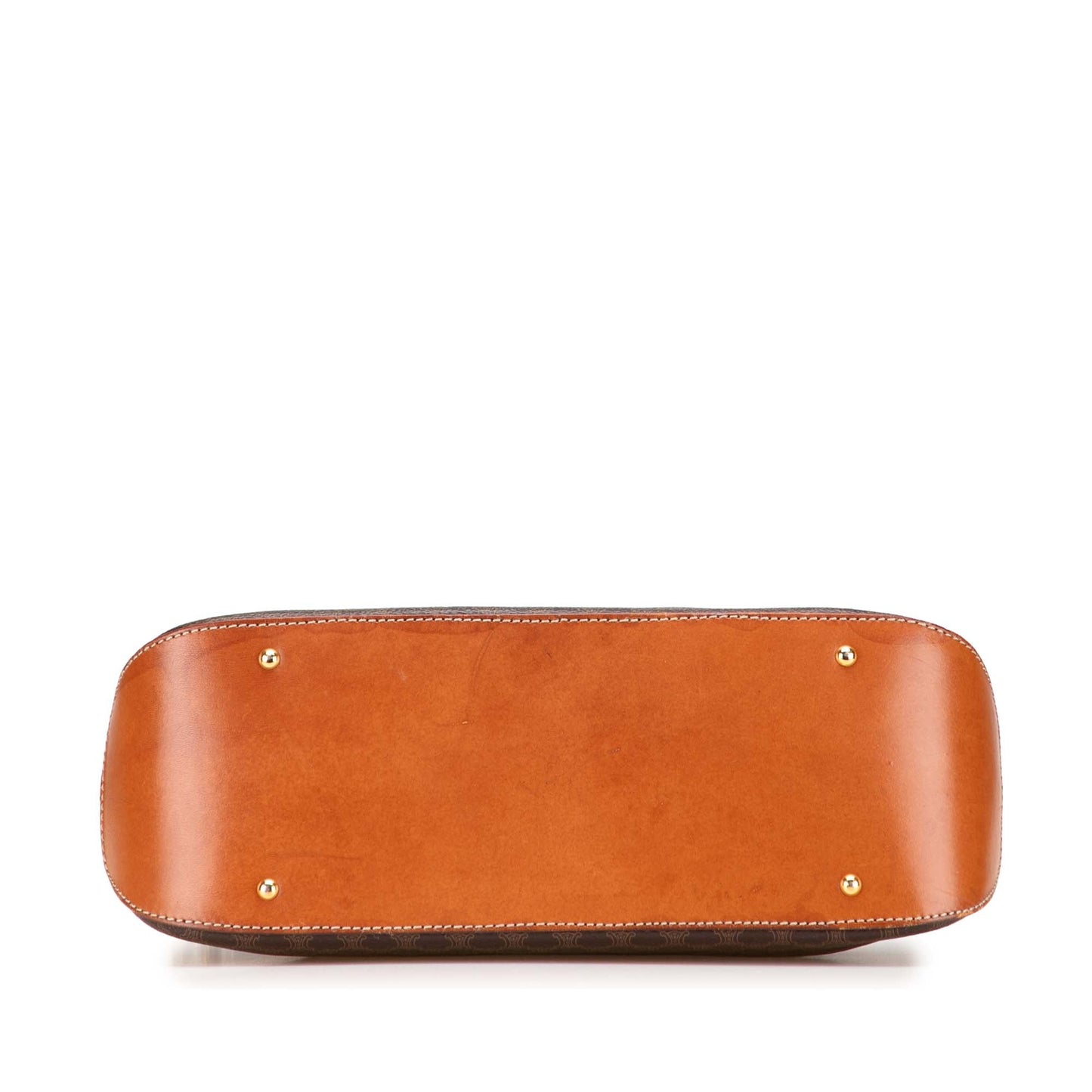 Celine Macadam Coated Canvas Satchel