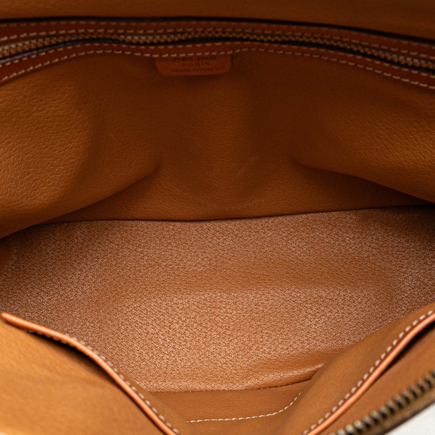Celine Macadam Coated Canvas Satchel