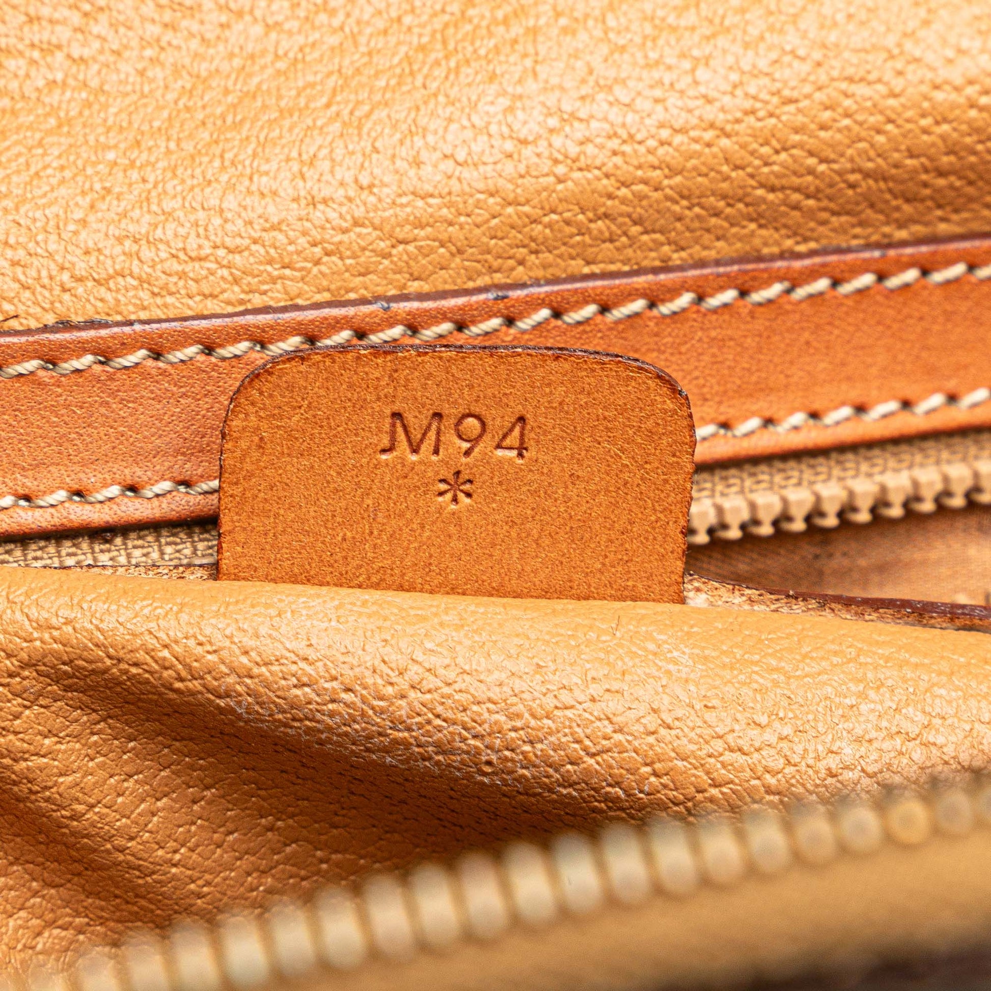 Celine Macadam Coated Canvas Satchel