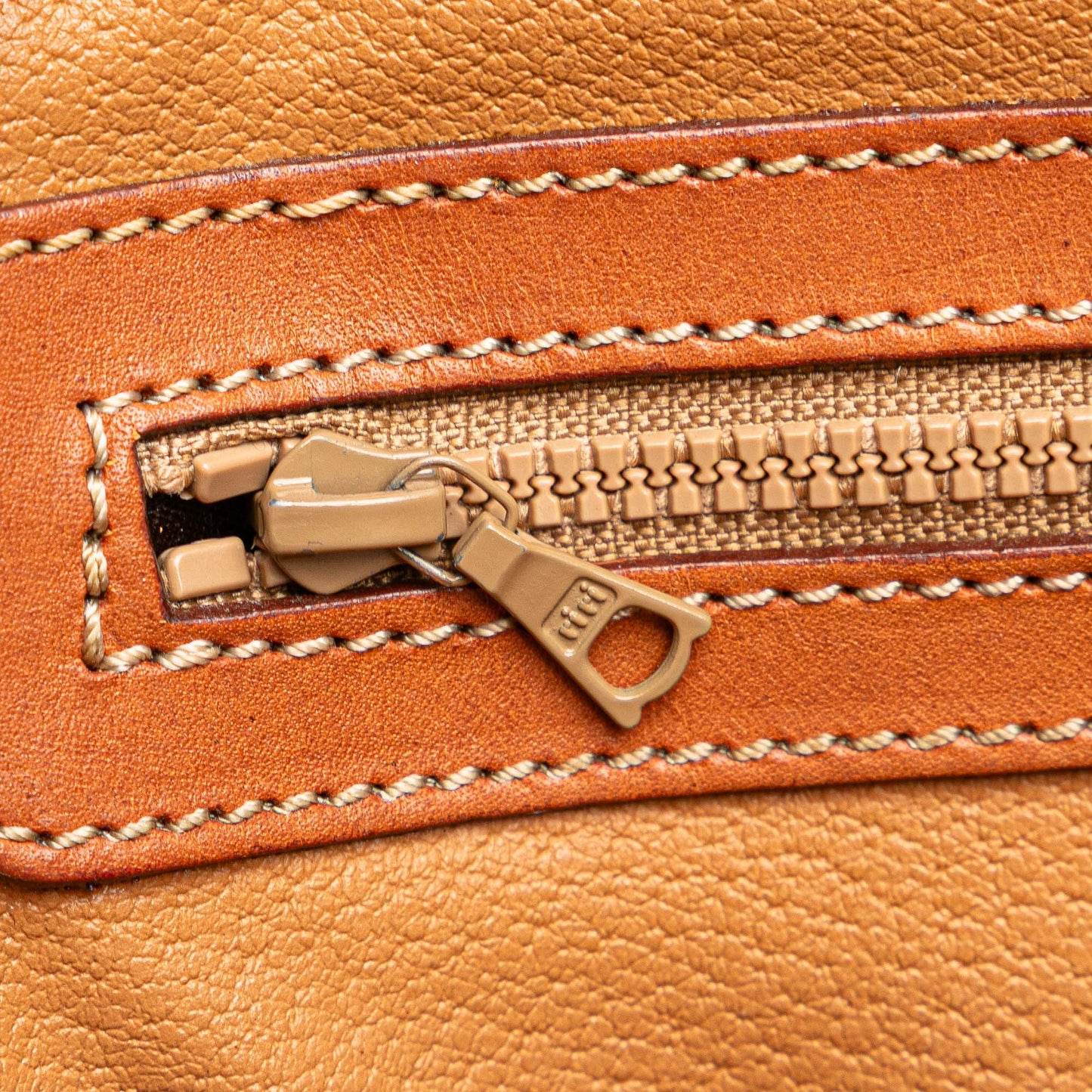 Celine Macadam Coated Canvas Satchel