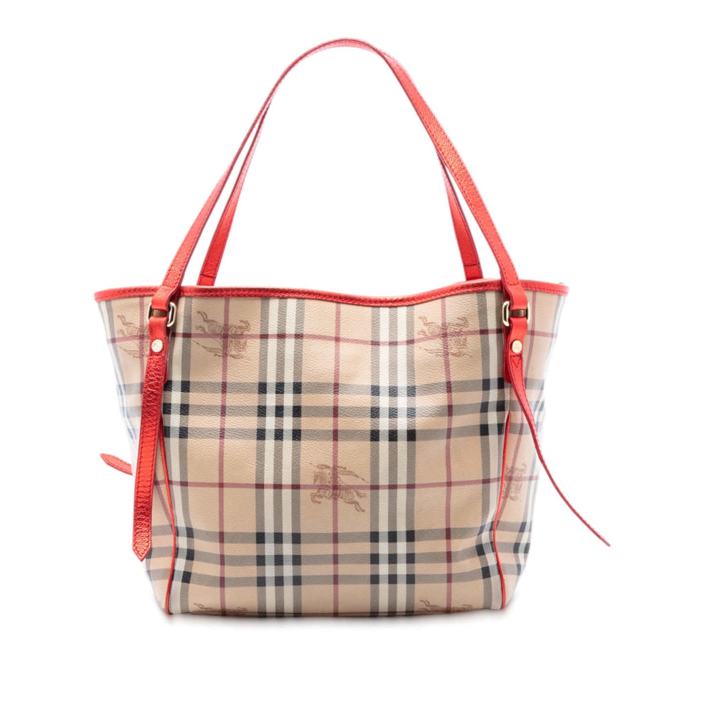 Burberry Small Haymarket Check Coated Canvas Canterbury Tote