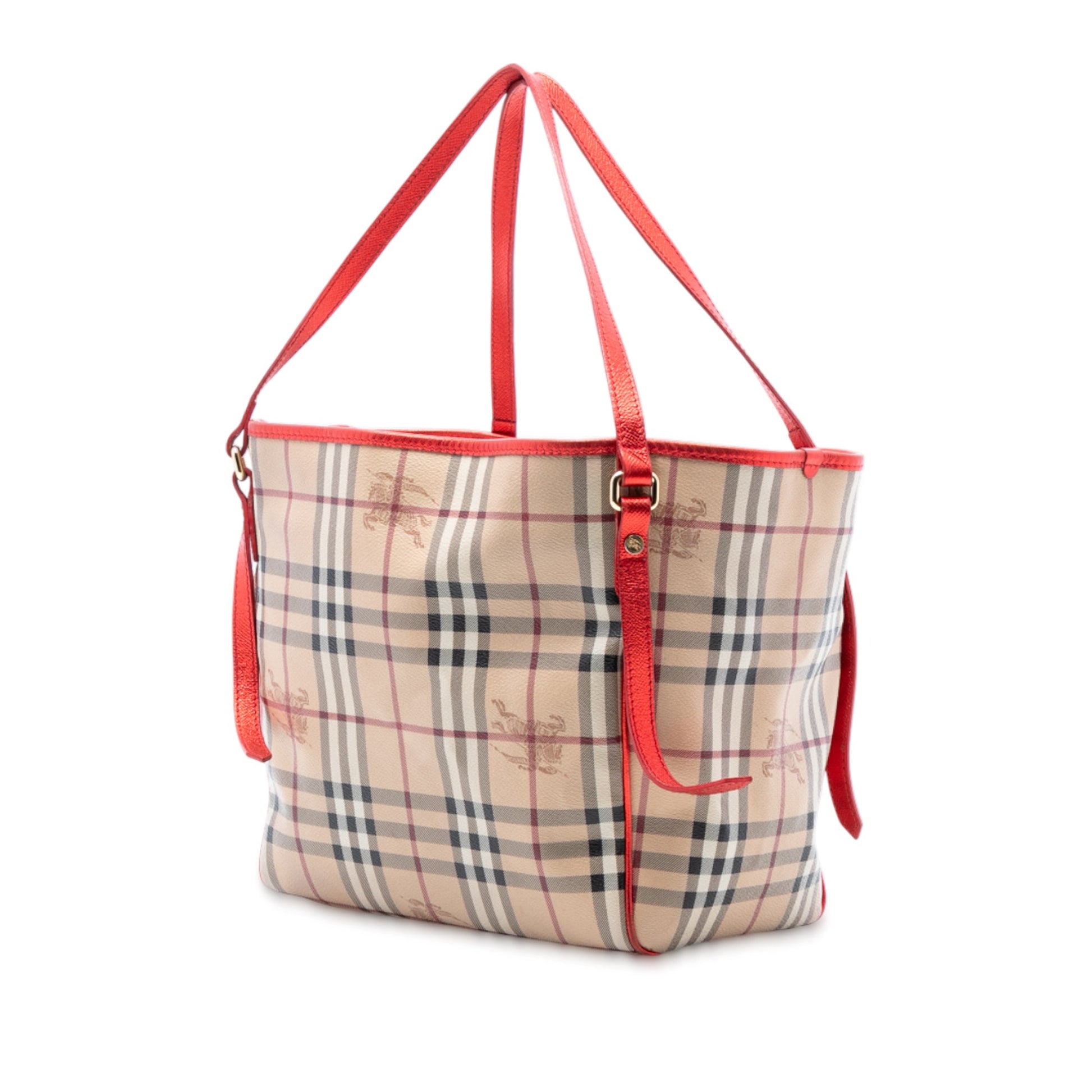 Burberry Small Haymarket Check Coated Canvas Canterbury Tote