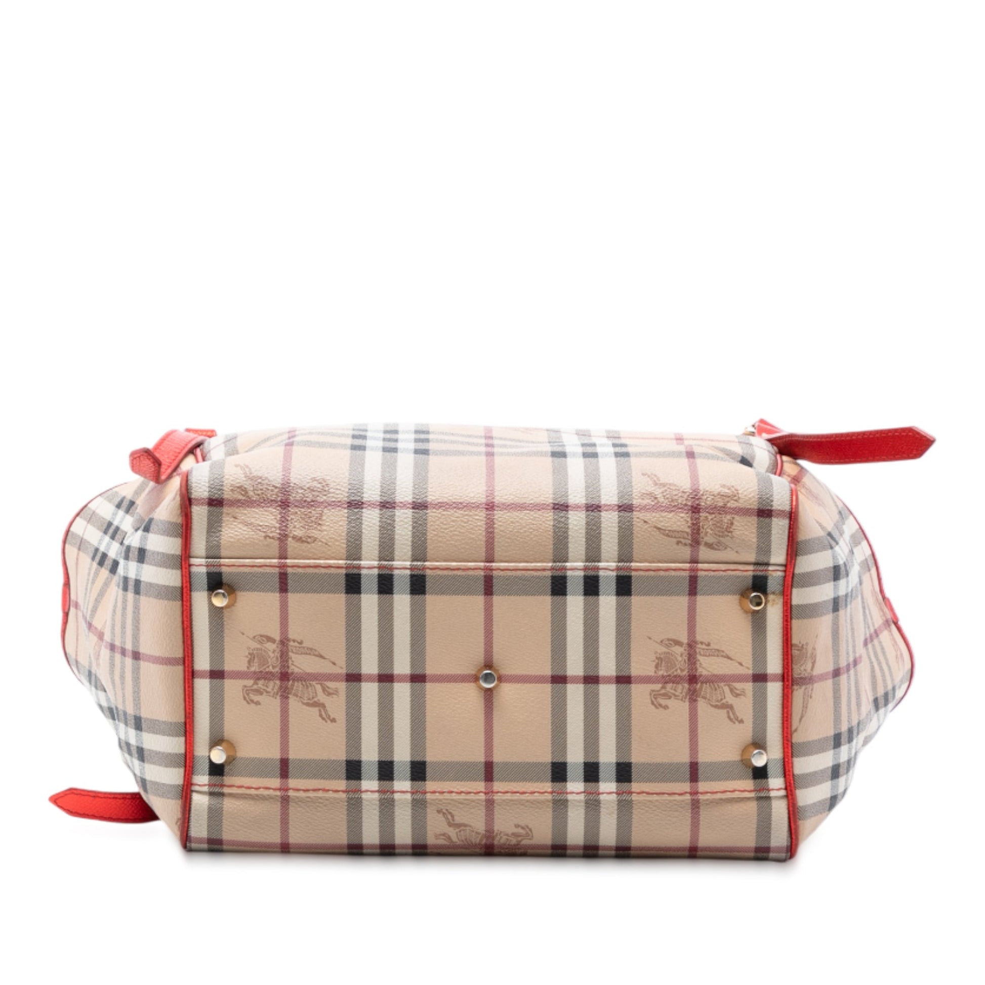 Burberry Small Haymarket Check Coated Canvas Canterbury Tote