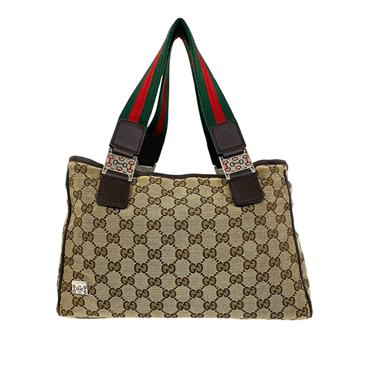 Gucci GG Canvas Web Pop Tote