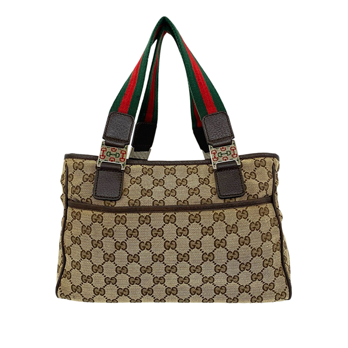 Gucci GG Canvas Web Pop Tote